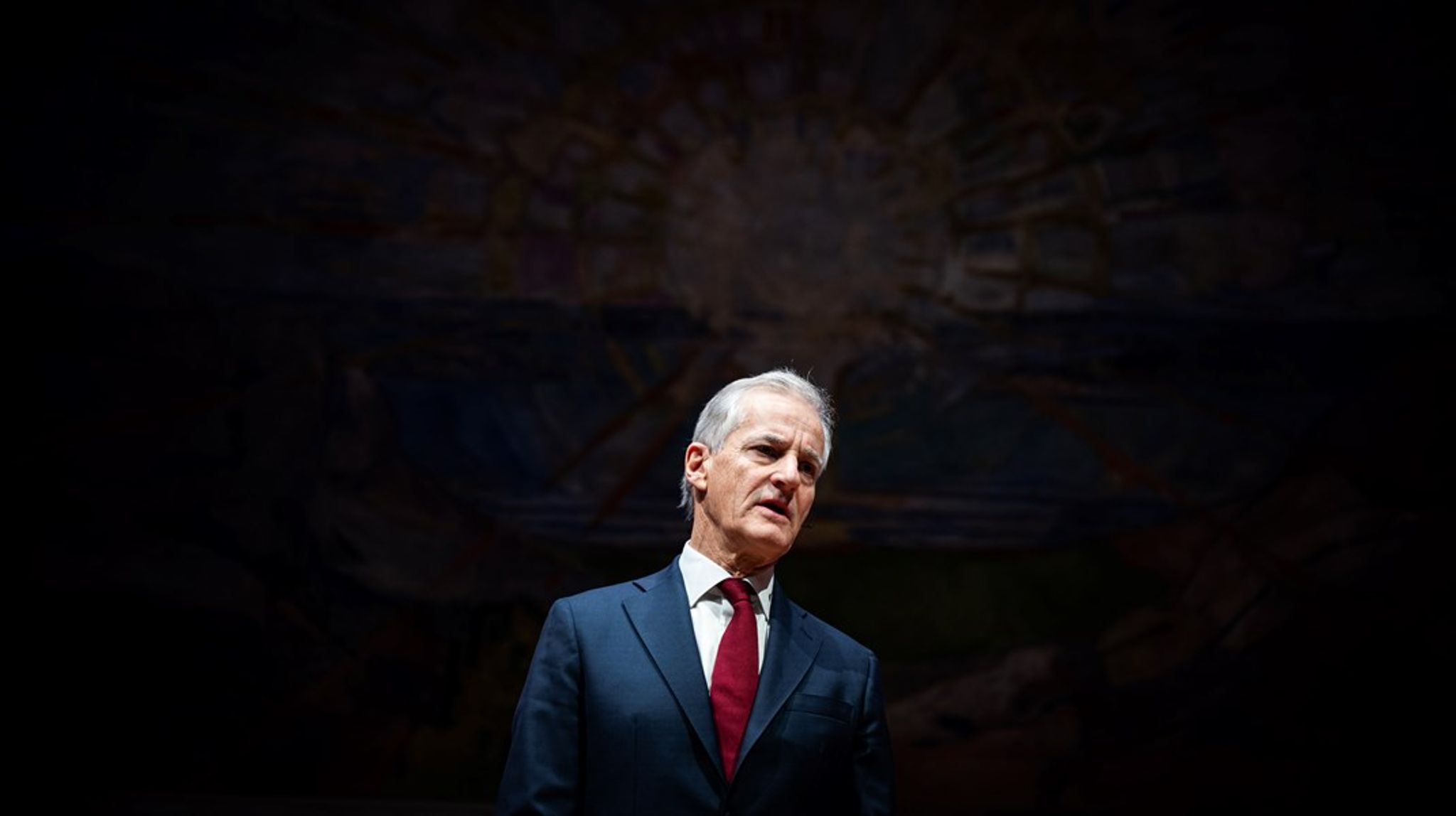 Statsminister Jonas Gahr Støre (Ap) holdt en innledning for Oslo Security Conference mandag.