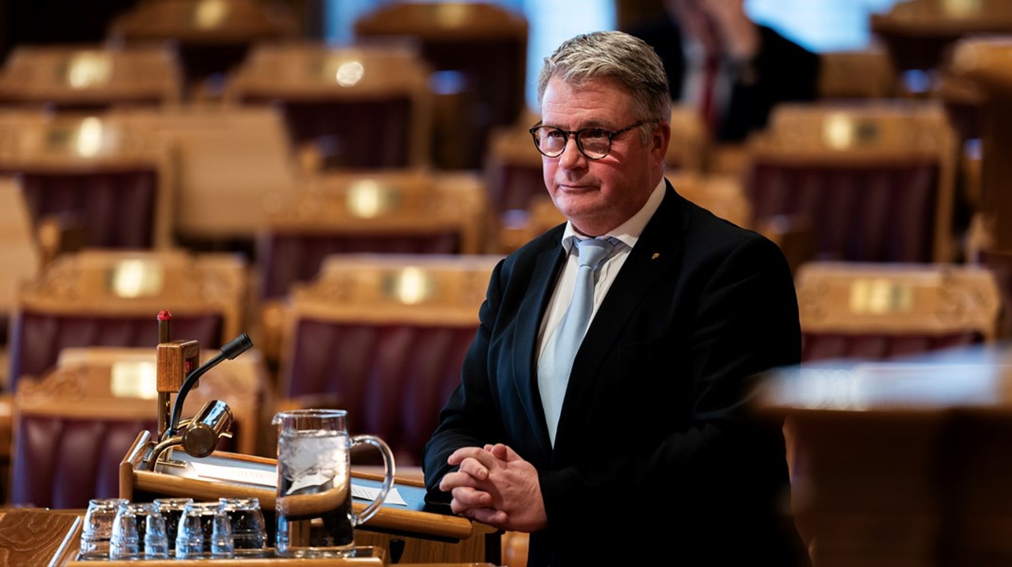 Per-Willy Amundsen leder Stortingets kontroll- og konstitusjonskomité. Han er også en innbitt motstander av elektrifiseringen av Melkøya.