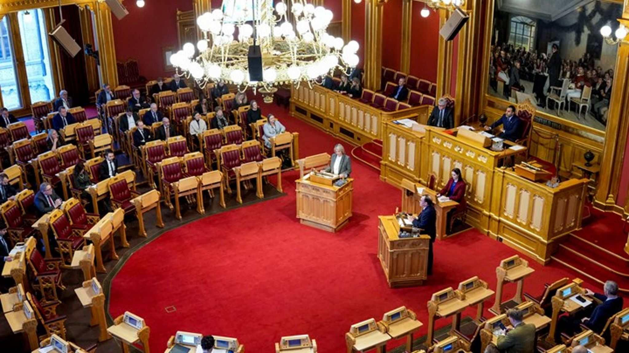 Det er vinterferie, og derfor møtefri på Stortinget denne uken.