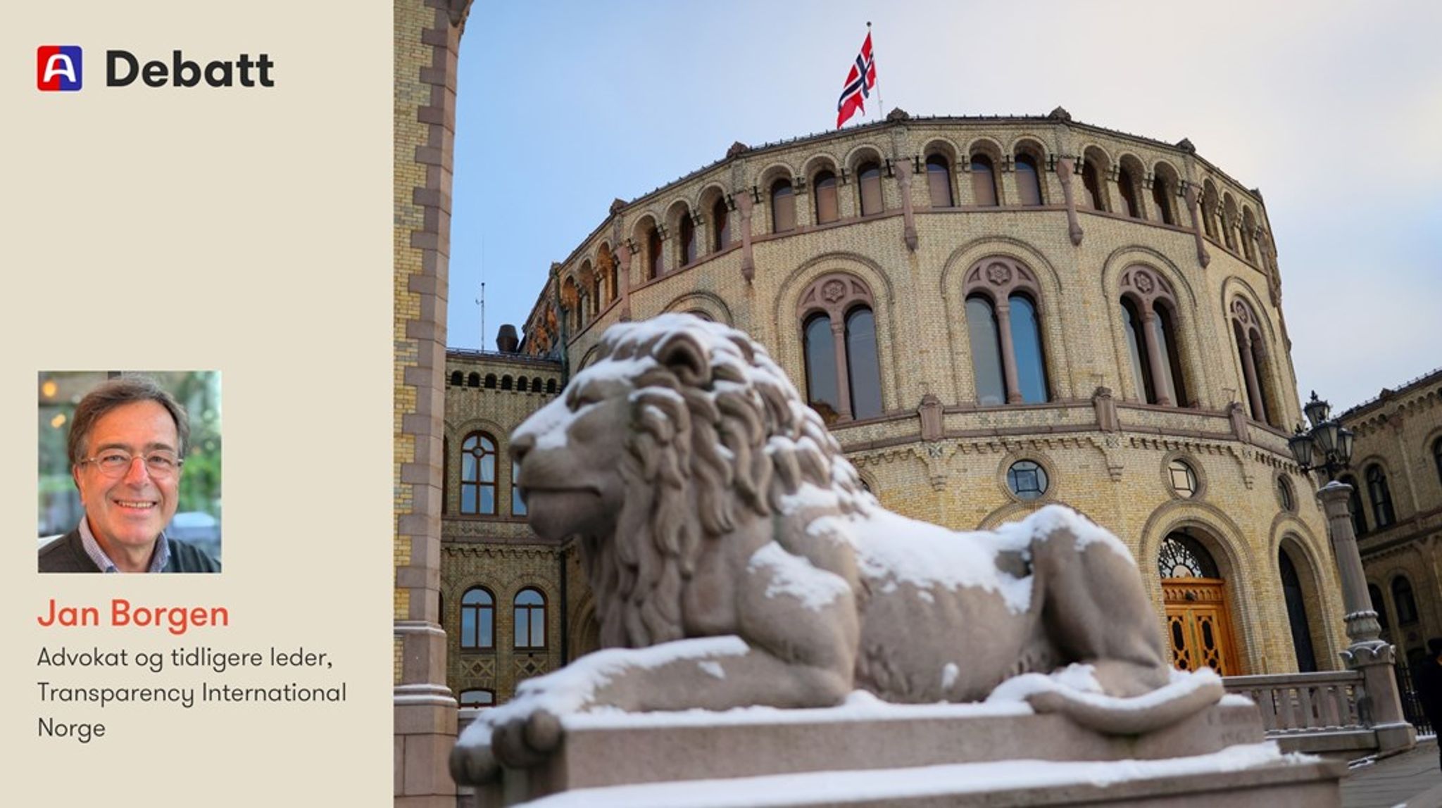 Til partiene som er motstandere av et lobbyregister: Dette er ikke komplisert. Mener dere åpenhet, stem for et register som virker. Stemmer dere nei, velger dere påvirkning uten innsyn. Et politisk valg som vil bli forstått slik, skriver innleggsforfatteren.