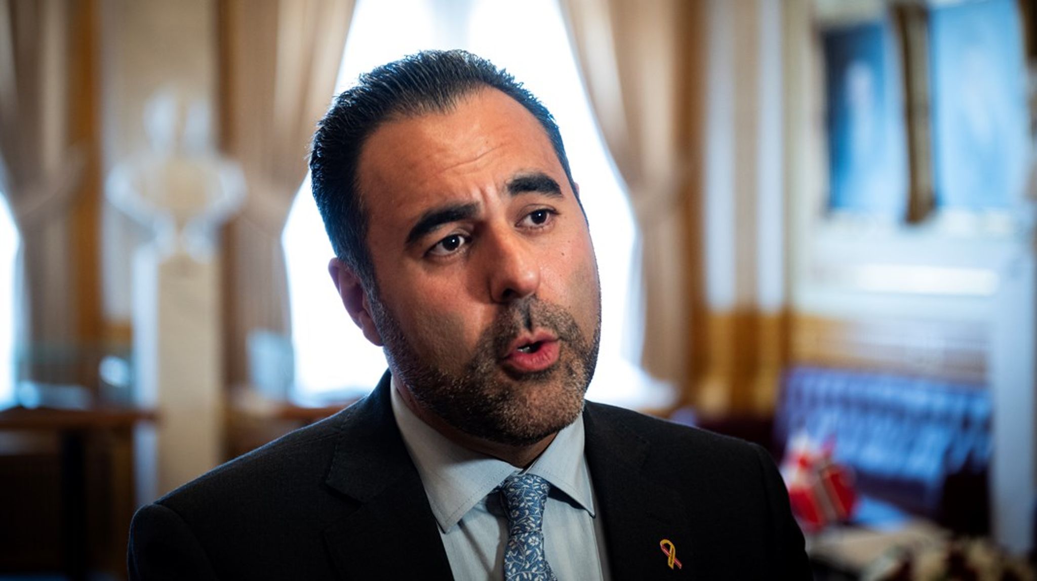 Stortingspresident Masud Gharahkhani (Ap) vil være en stemme for frihet og demokrati i Iran.