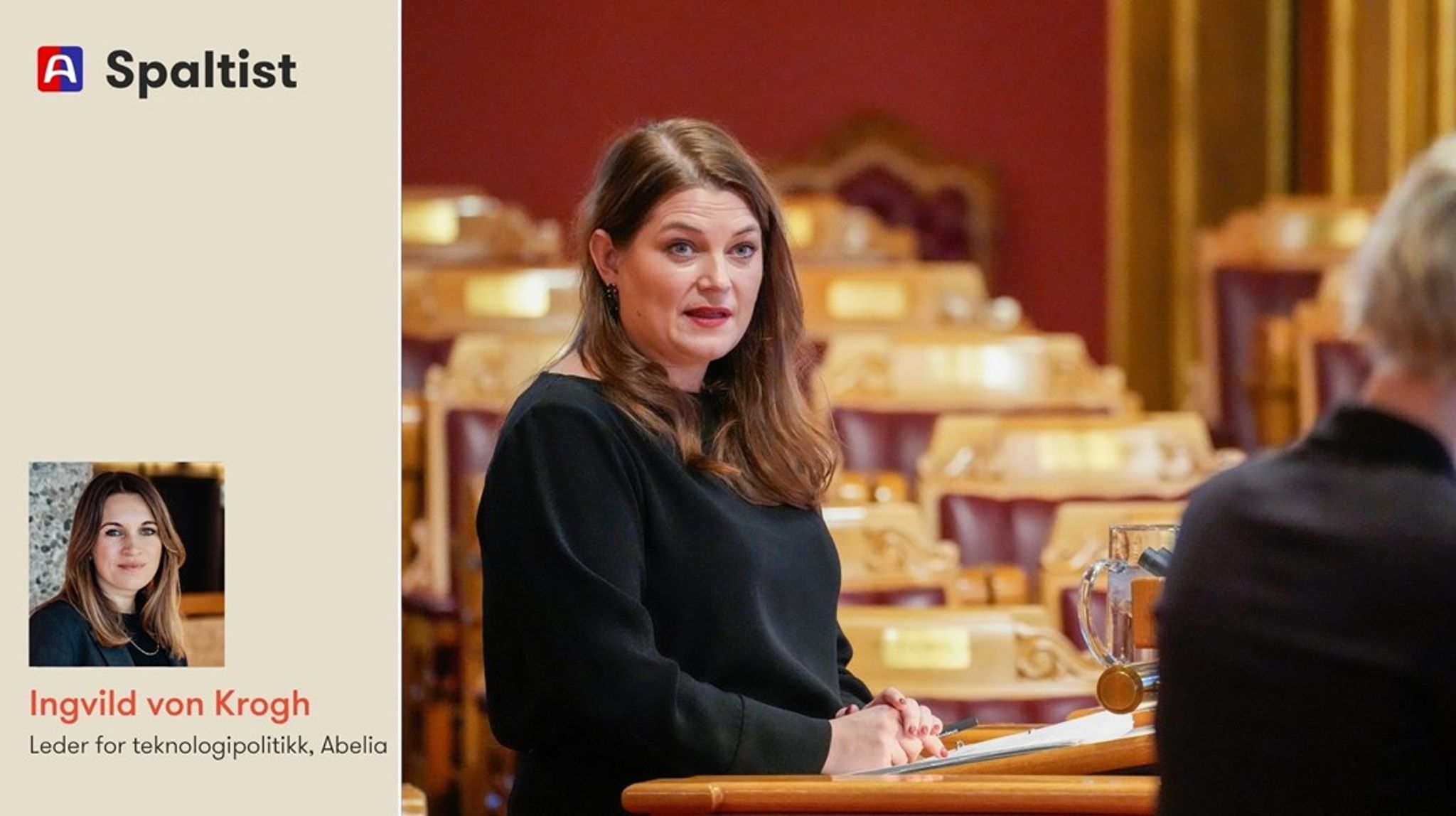 <div>I desember mottok næringsminister Cecilie Myrseth sluttrapport fra Nasjonalt eksportråd, som pekte på en rekke næringer Norge bør satse på. Der fikk teknologi for lite fokus, mener spaltist Ingvild von Krogh.</div>
