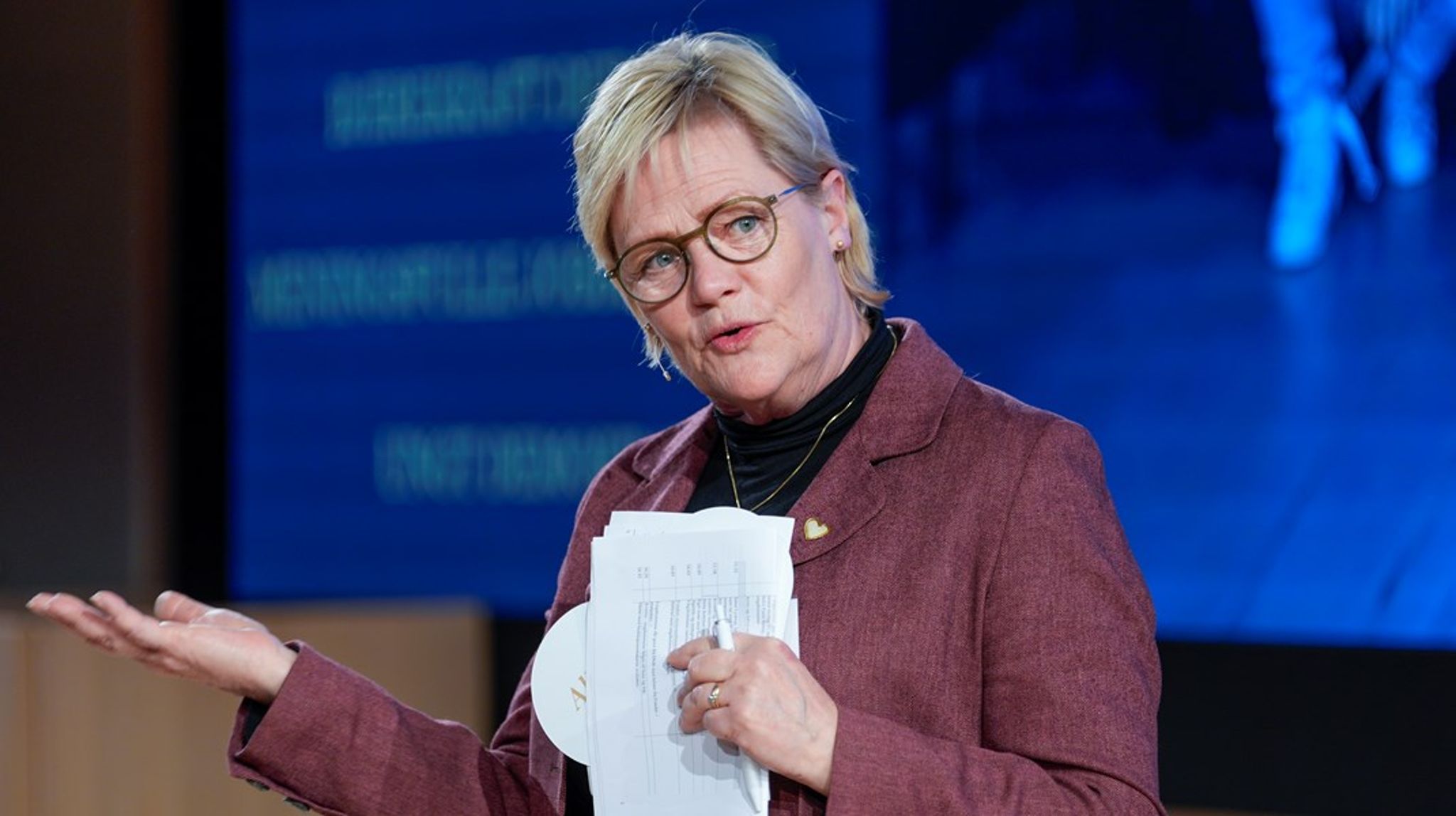 Tidligere SV-leder Kristin Halvorsen har ledet Kjernekraftutvalget, som onsdag overleverer sin rapport til energiminister Terje Aasland.