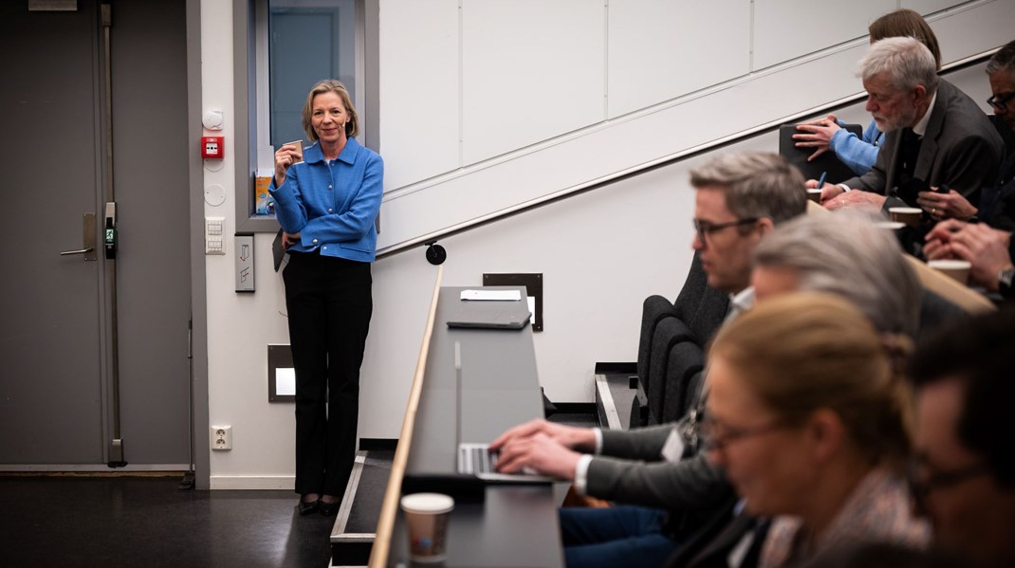 Statssekretær Marte Gerhardsen (Ap) inviterte til seminar for aktører fra næringslivet.