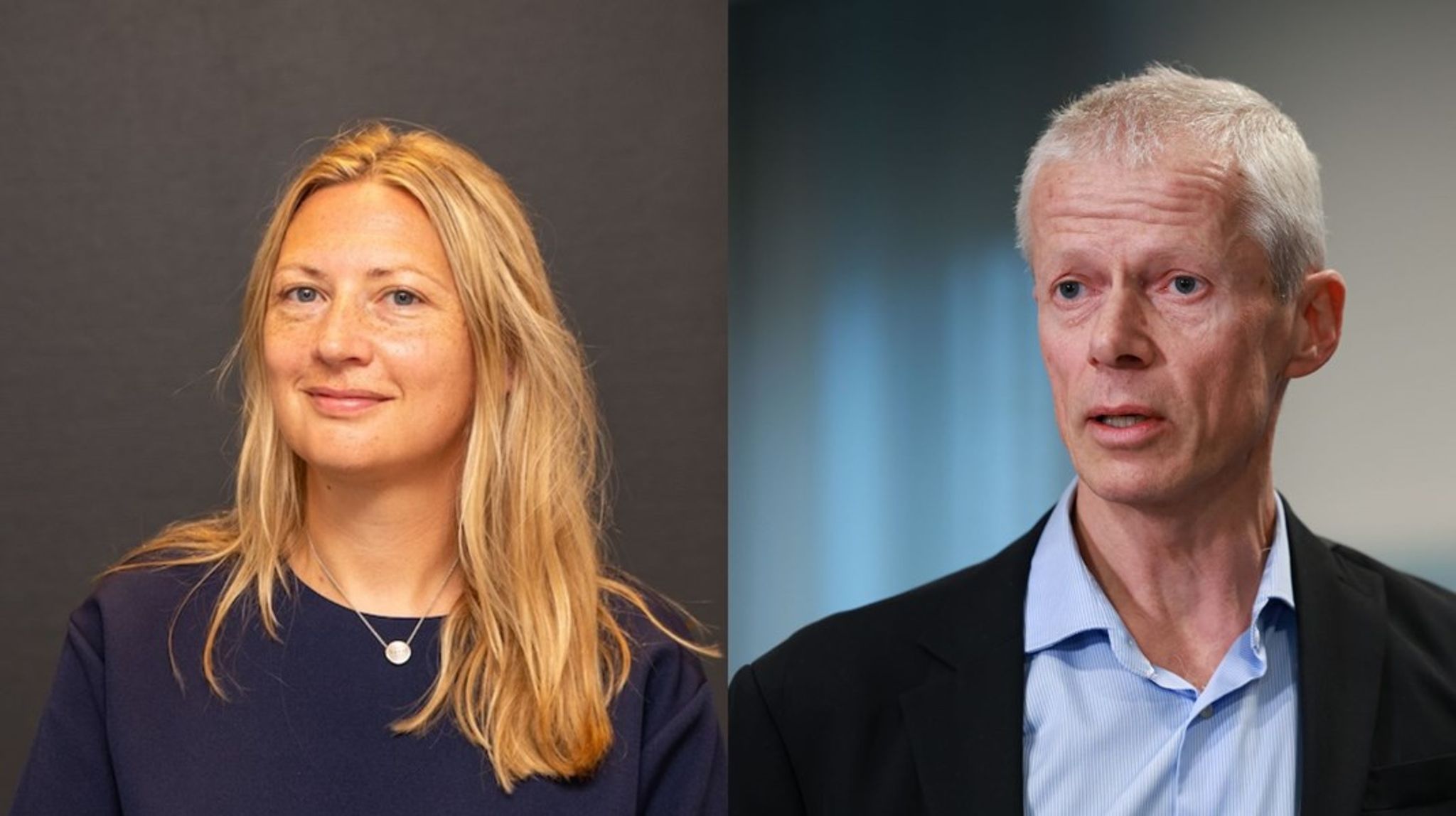 Både Heather Broomfield og Hans Christian Holte er hete navn til jobben som direktør for digitaliseringsministerens hjertebarn, KI Norge. 