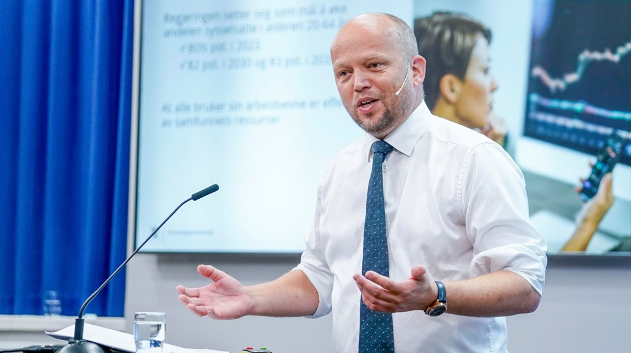 Da daværende finansminister, Trygve Slagsvold Vedum, la frem perspektivmeldingen i 2024, var forventningene til digitaliseringseffektene store.