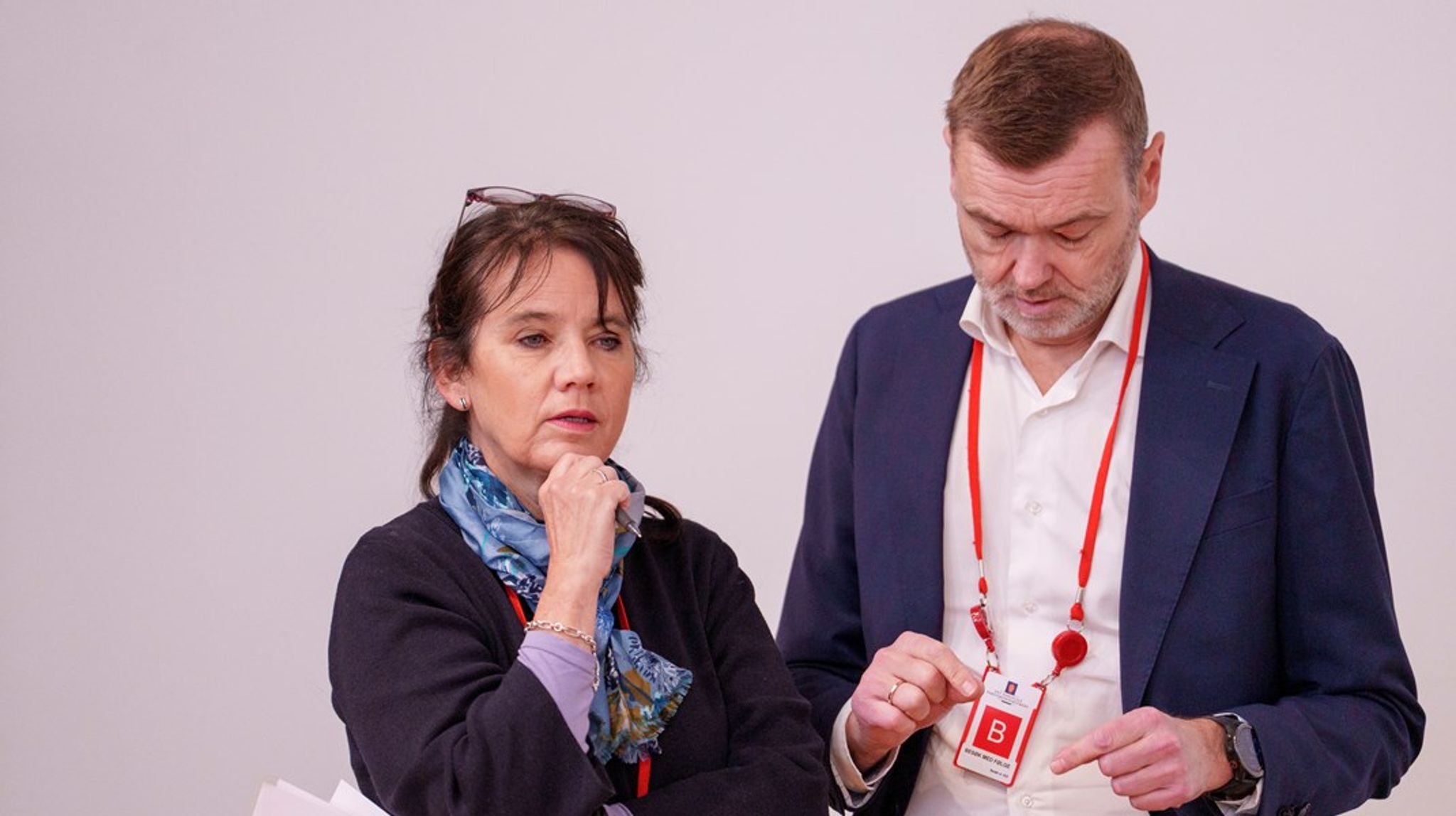 Anne-Kari Bratten og Odd Erik Stende er henholdsvis administrerende og viseadministrerende direktør i Spekter. Arbeidsgiverforeningen har regnet ut at sykehusene ikke får kompensert for 1,7 milliarder i pris- og lønnsvekst.