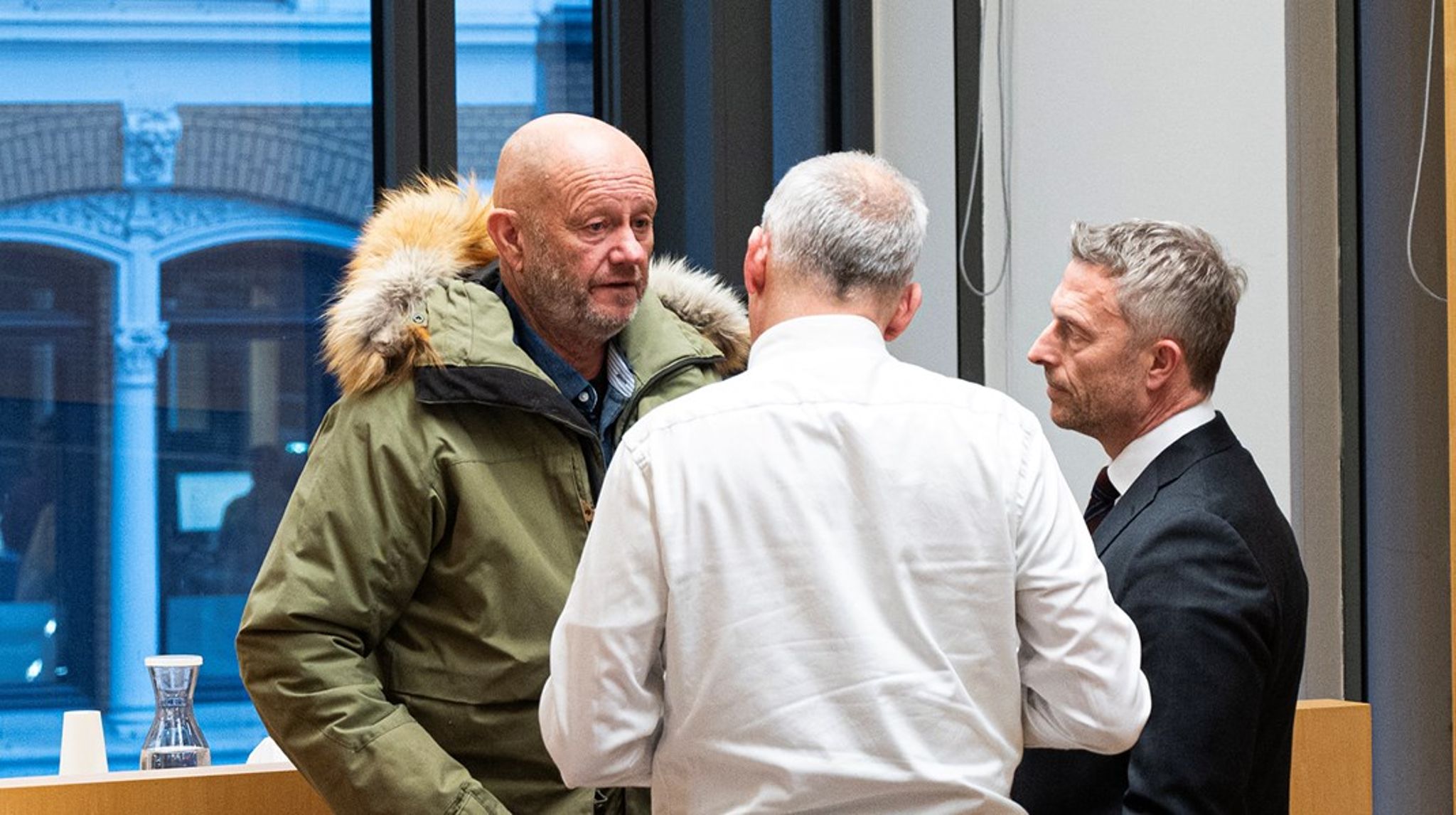 Stein Lier-Hansen er dømt for grov korrupsjon og grov økonomisk utroskap. Bildet er fra åpningsdagen av den syv uker lange rettsaken mot den tidligere administrerende direktøren i Norsk Industri.