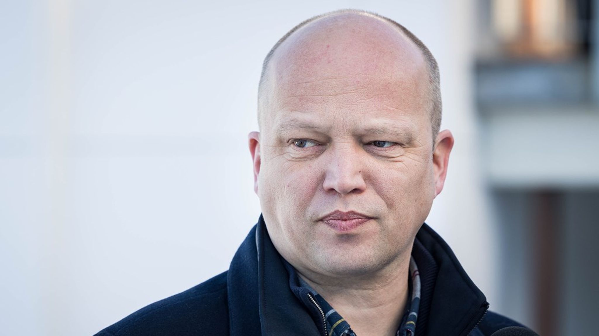 Finansminister Trygve Slagsbold Vedum på budsjettkonferansen på Klækken søndag 5. mars.