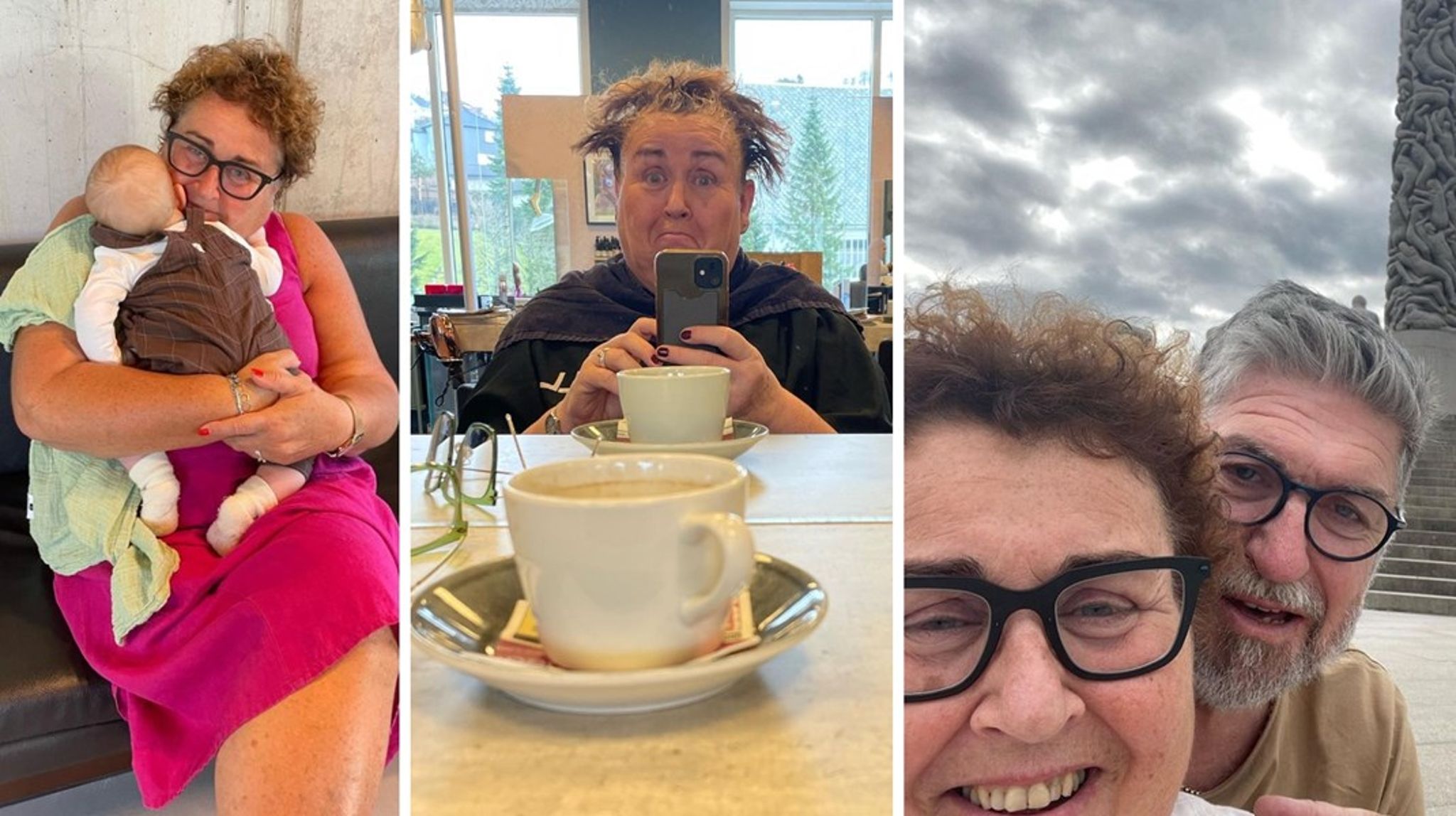 Barnebarn, frisørtimer og ektemannen – med eller uten klær på overkroppen – går igjen på KrF-leder Olaug Bollestads Instagram-konto. 