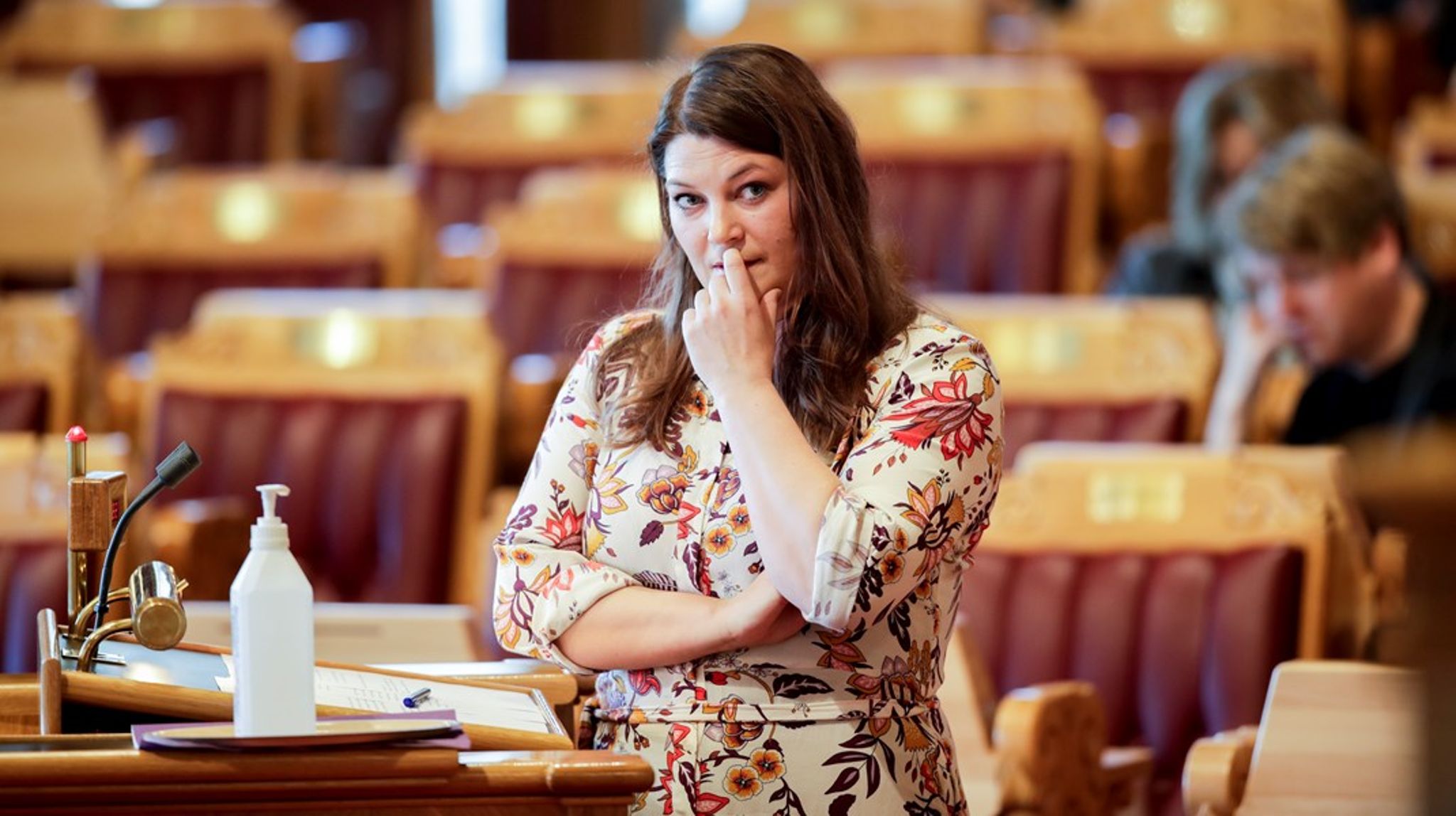 Cecilie Myrseth er fraksjonsleder for Ap og 1. nestleder i helse- og omsorgskomiteen på Stortinget. Hun får det travelt denne uka.
