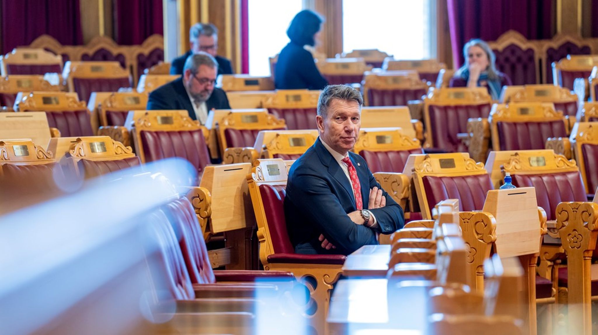 Terje Aasland har en travel uke, og møter i Stortinget både onsdag og torsdag. 