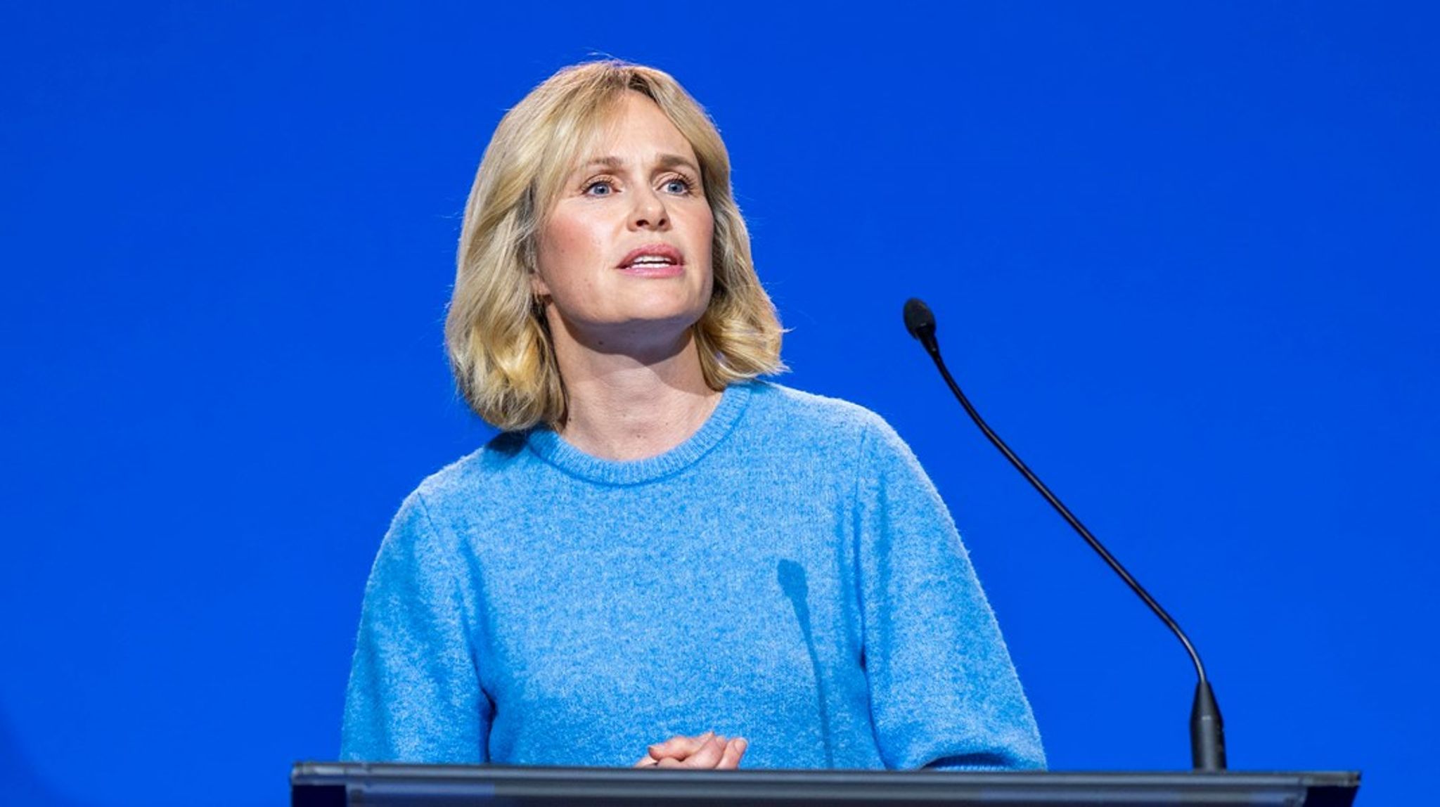 Både Høyres ordførerkandidat Anne Lindboe (bildet) og helsebyråd Marthe Scharning Lund (Ap) skal denne uken delta i en debatt om kommunenes økte ansvar for psykisk helse.<br>