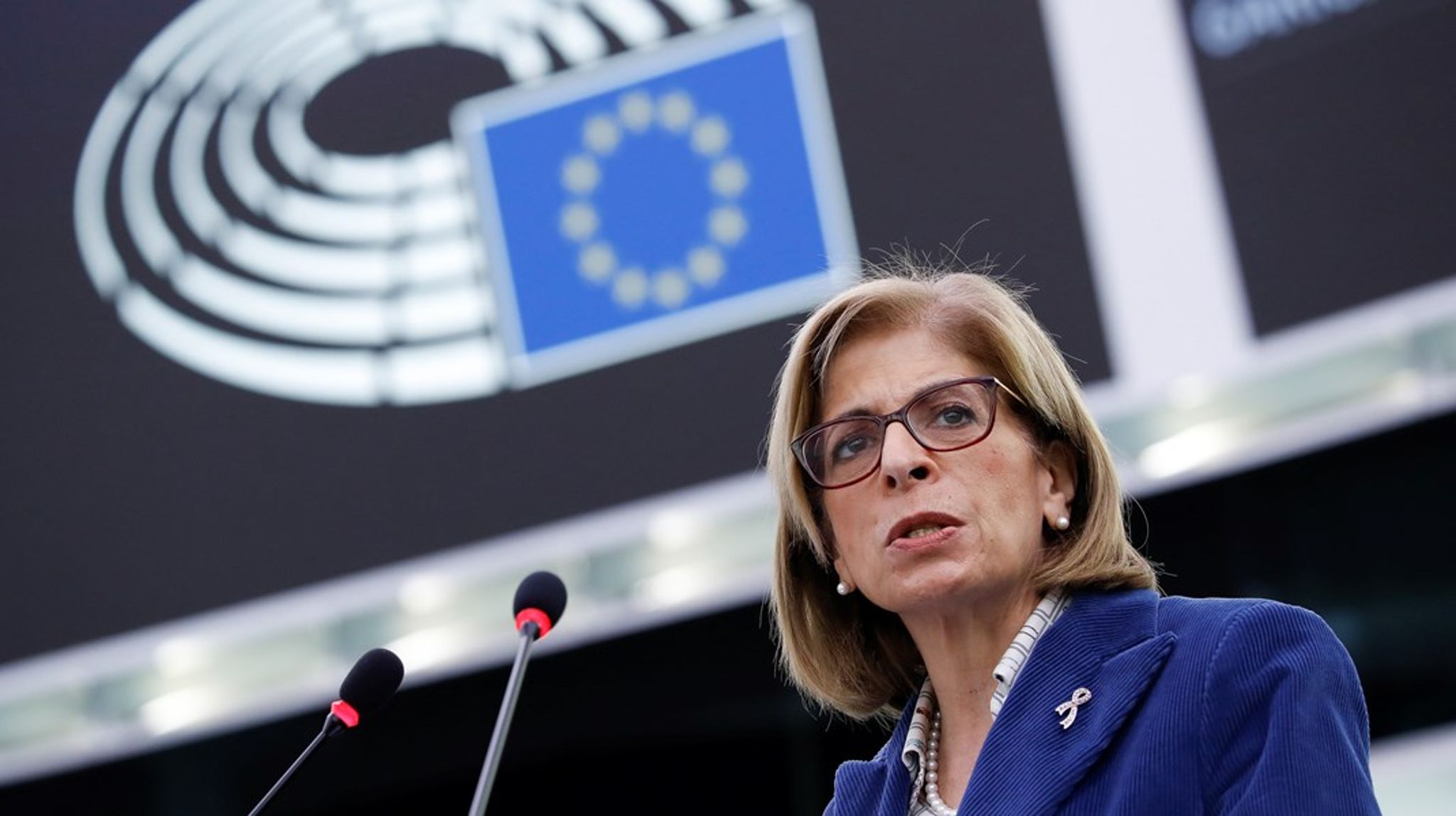 Stella Kyriakides er EUs kommissr for helse- og mattrygghet. Tirsdag møter hun helse- og omsorgsminister Ingvild Kjerkol for å diskutere Norges deltakelse i EUs helseunion.