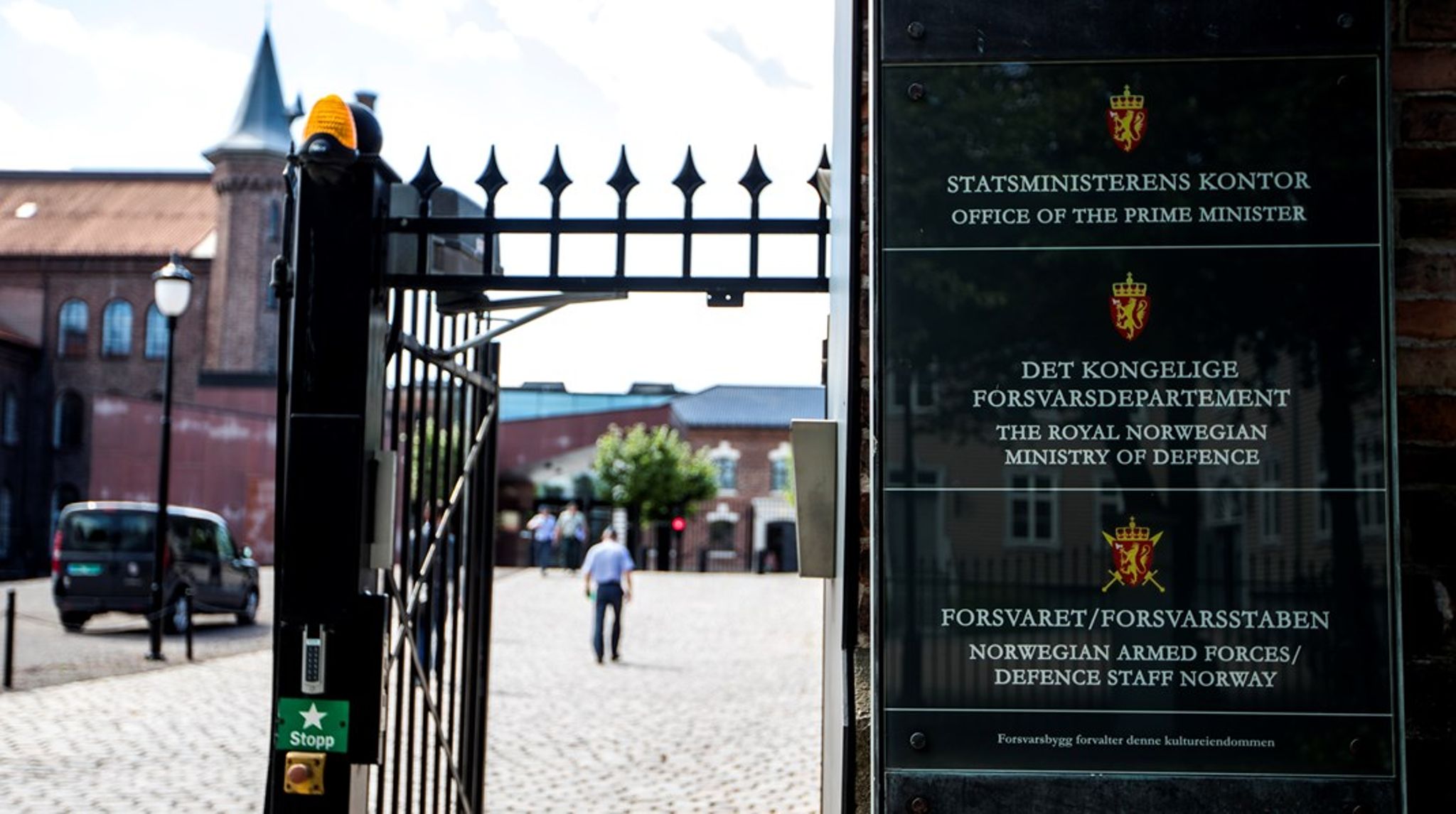 Forsvarsdepartementet holder til i Glacisgata 1, men den nye økonomidirektøren skal holde til i lokalene på Havnelageret.
