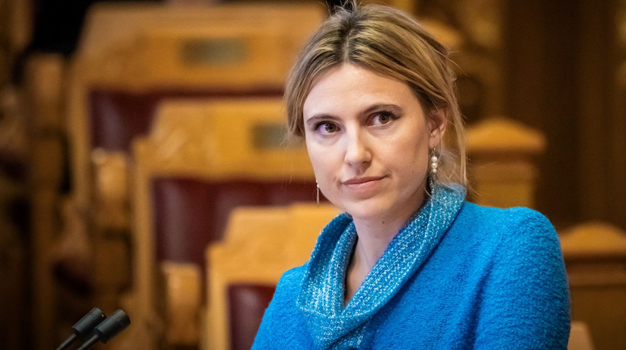 INNSTILT SOM NESTLEDER: Rødts representant i energi- og miljøkomiteen på Stortinget, Sofie Marhaug, er innstilt som ny nestleder i partiet. Valget skjer på Rødts landsmøte i helgen. 