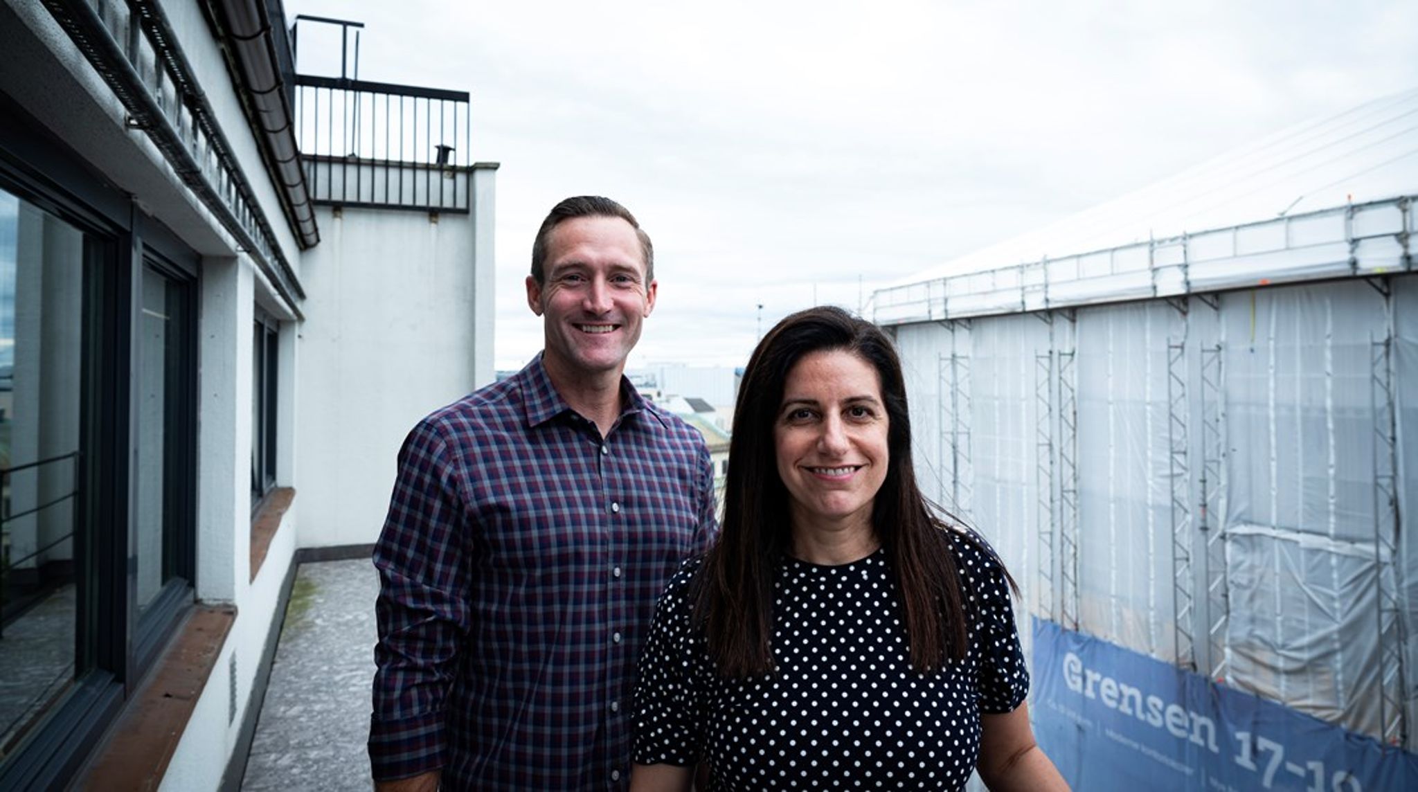 Brad Champion og Rho Cauley Bruner, som er nestleder og leder for Northrop Grummans Triton-program, besøkte Norge.