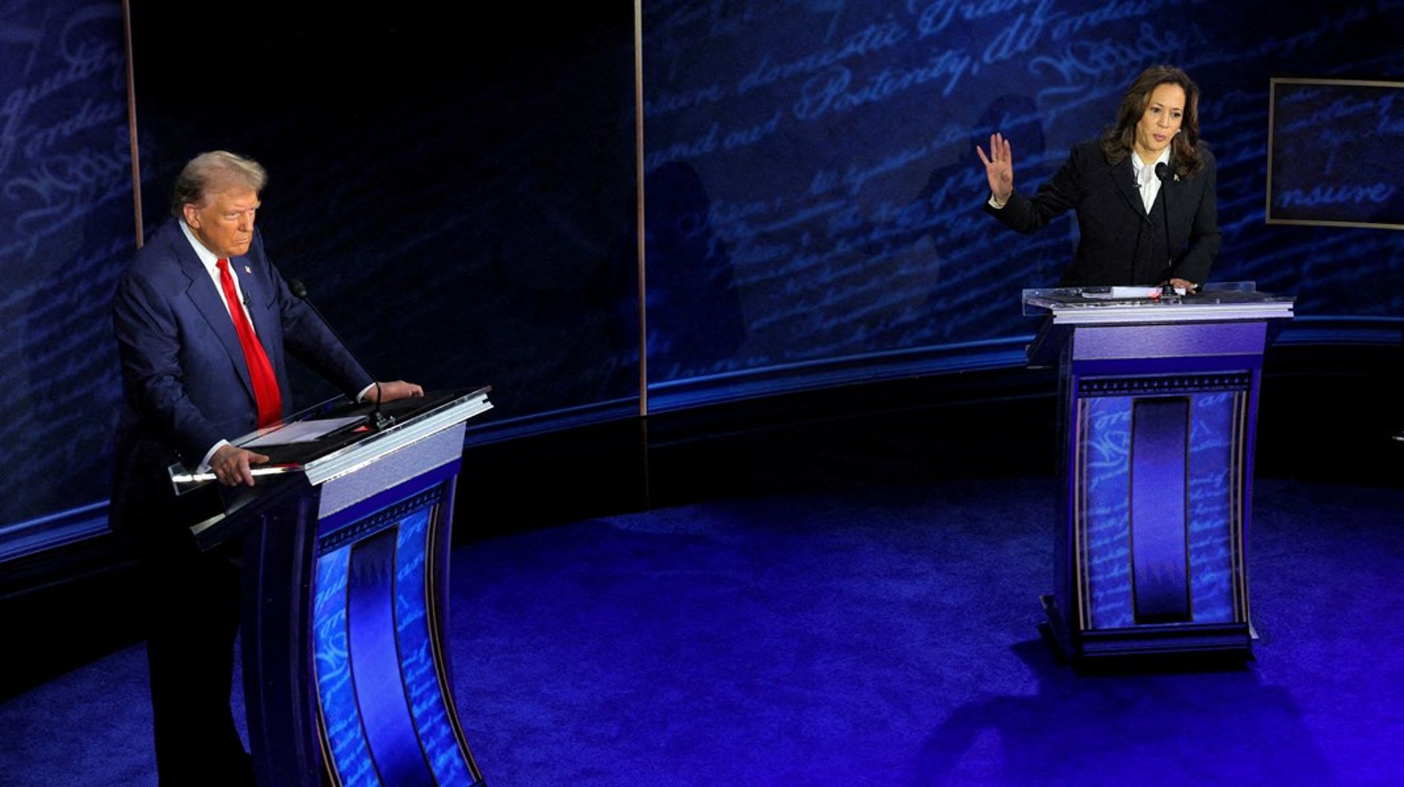 HVEM TAR OVER: Neste uke velger amerikanerne mellom Kamala Harris og Donald Trump. Utfallet av valget vil få globale konsekvenser – og trolig merkes også her hjemme. 