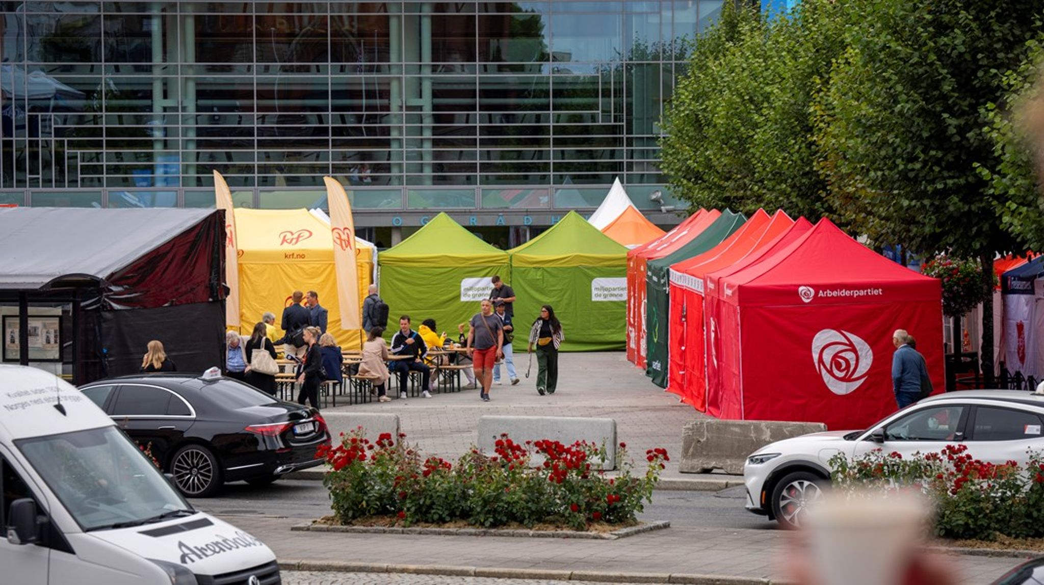 Det var under den politiske møteplassen Arendalsuka i år at hendelsen skal ha funnet sted.