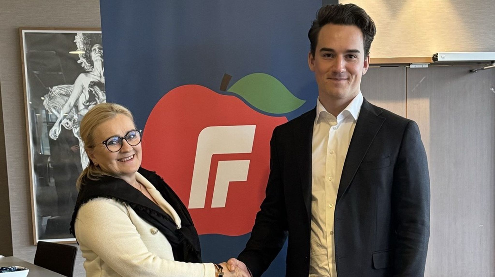 I november ble&nbsp;Stig Even Lillestøl valgt som Frp-toppkandidat for Sogn og Fjordane Frp. Her sammen med andrekandidat Rita Navarsete.