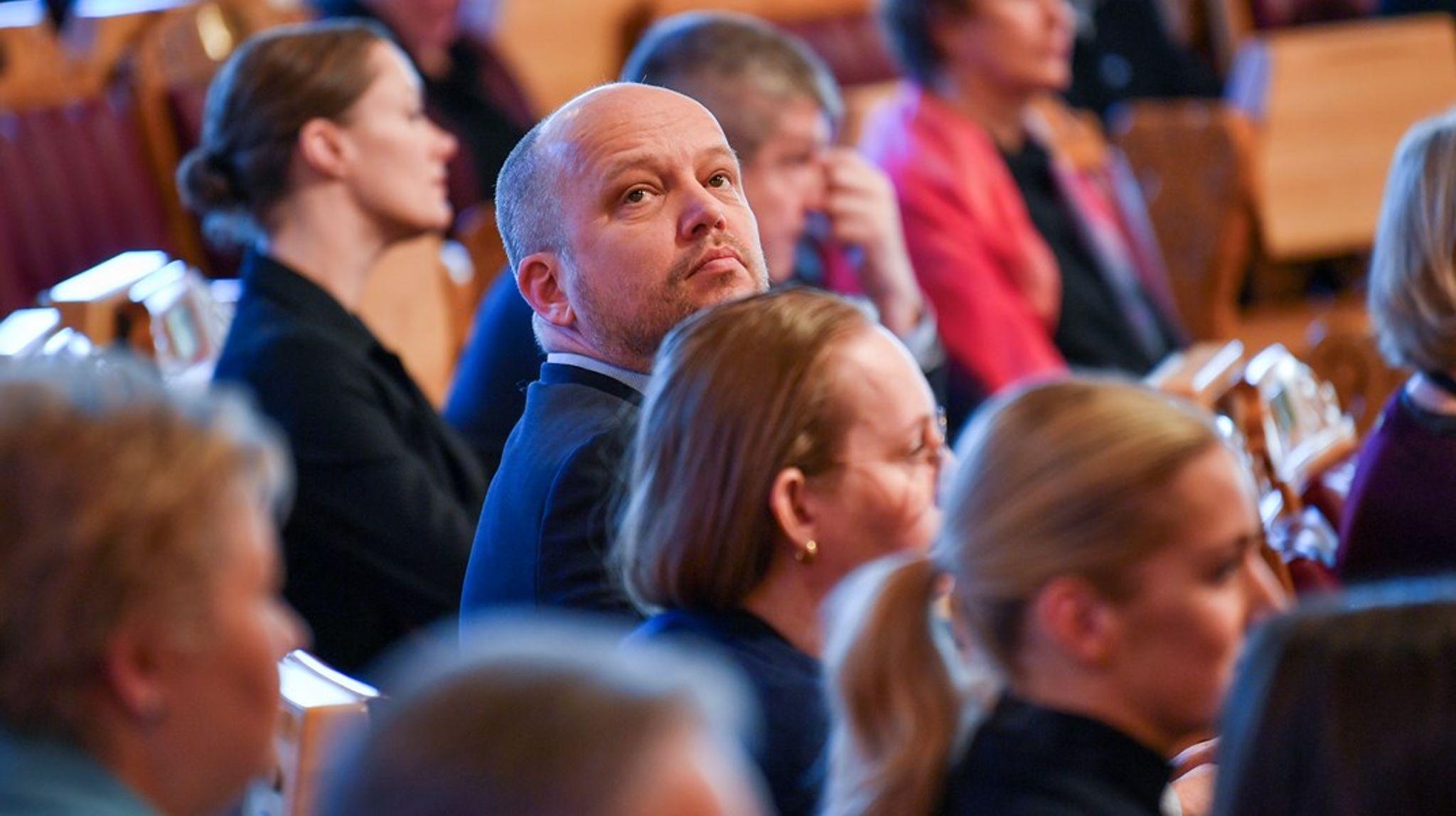 Trygve Slagsvold Vedum og Senterpartiet er nå i opposisjon. Det har ført til flere representantforslag om kraft. 