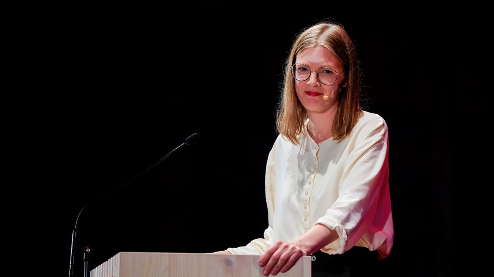 Rødt-leder&nbsp;Marie Sneve Martinussen vil åpne landsmøtehelgen på Sundvold Hotel fredags ettermiddag. Hun er enstemmig innstilt til å fortsette som partileder.
