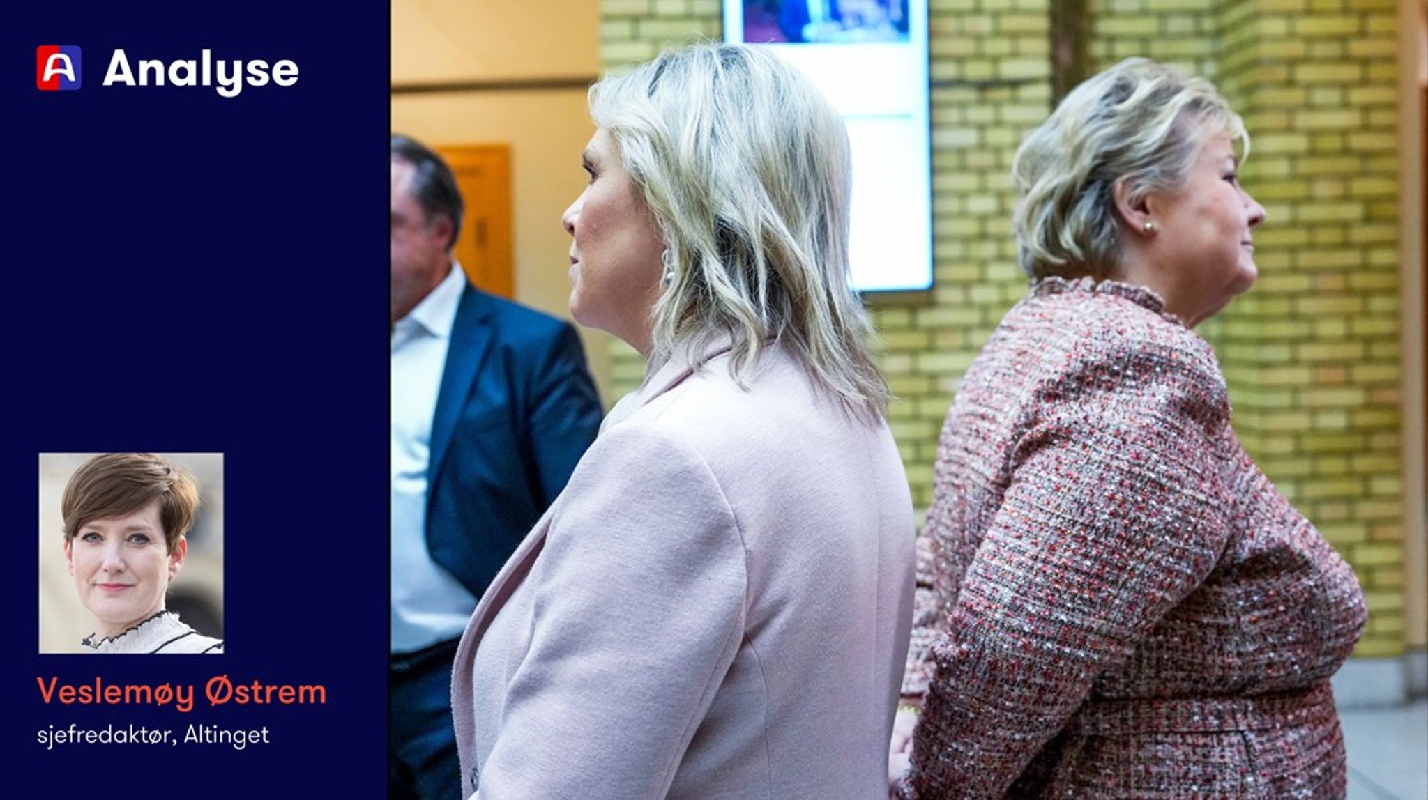 Erna Solberg er fortsatt favoritt til å bli statsminister hvis de borgerlige partiene får flertall, men hun har havnet i Listhaugs skygge og har en bratt bakke å forsere de neste seks ukene.&nbsp;