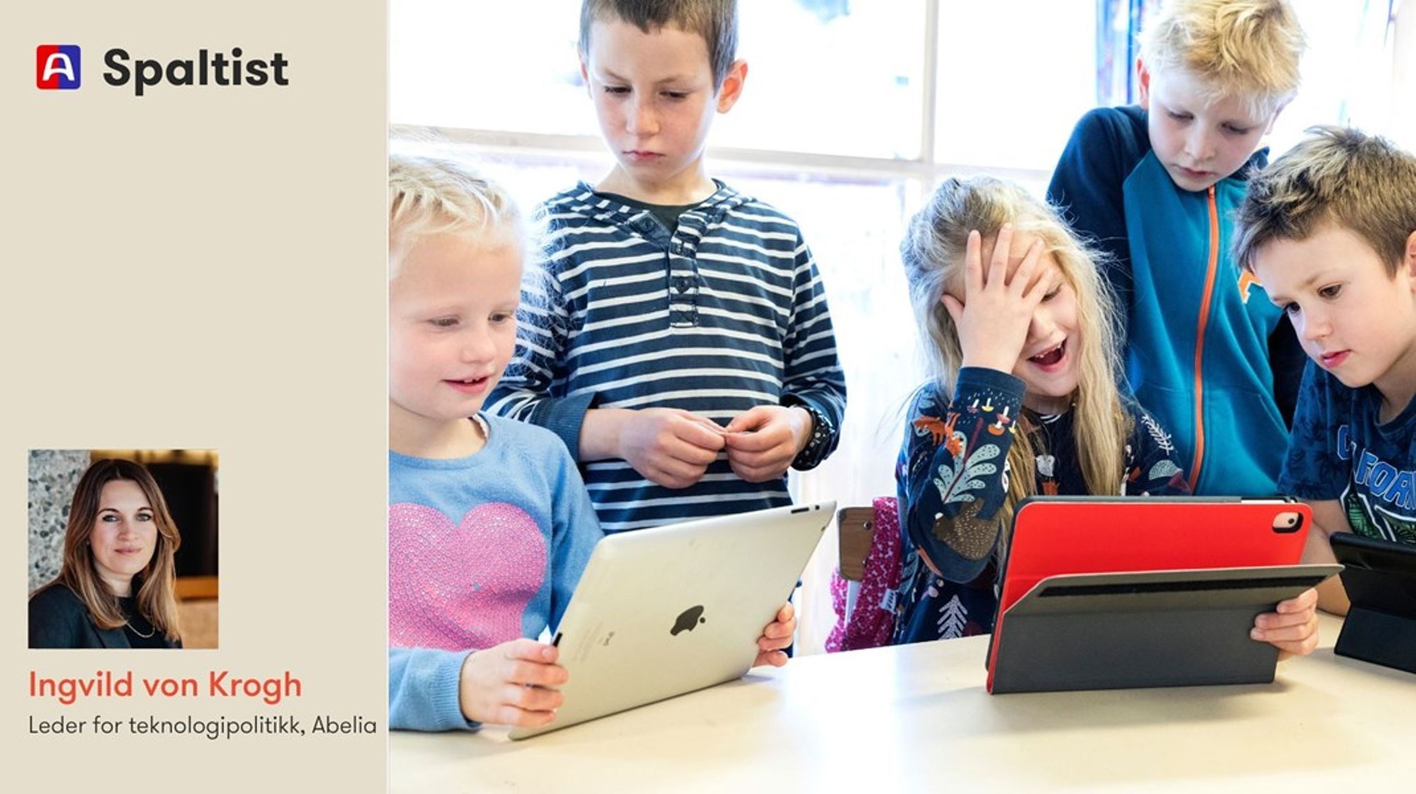 Jeg har bitt meg merke i at motstemmene uteblir når opprop til skolen sendes rundt for underskrift. Og jeg vet jo at motstemmene finnes, sier spaltist Ingvild von Krogh. 
