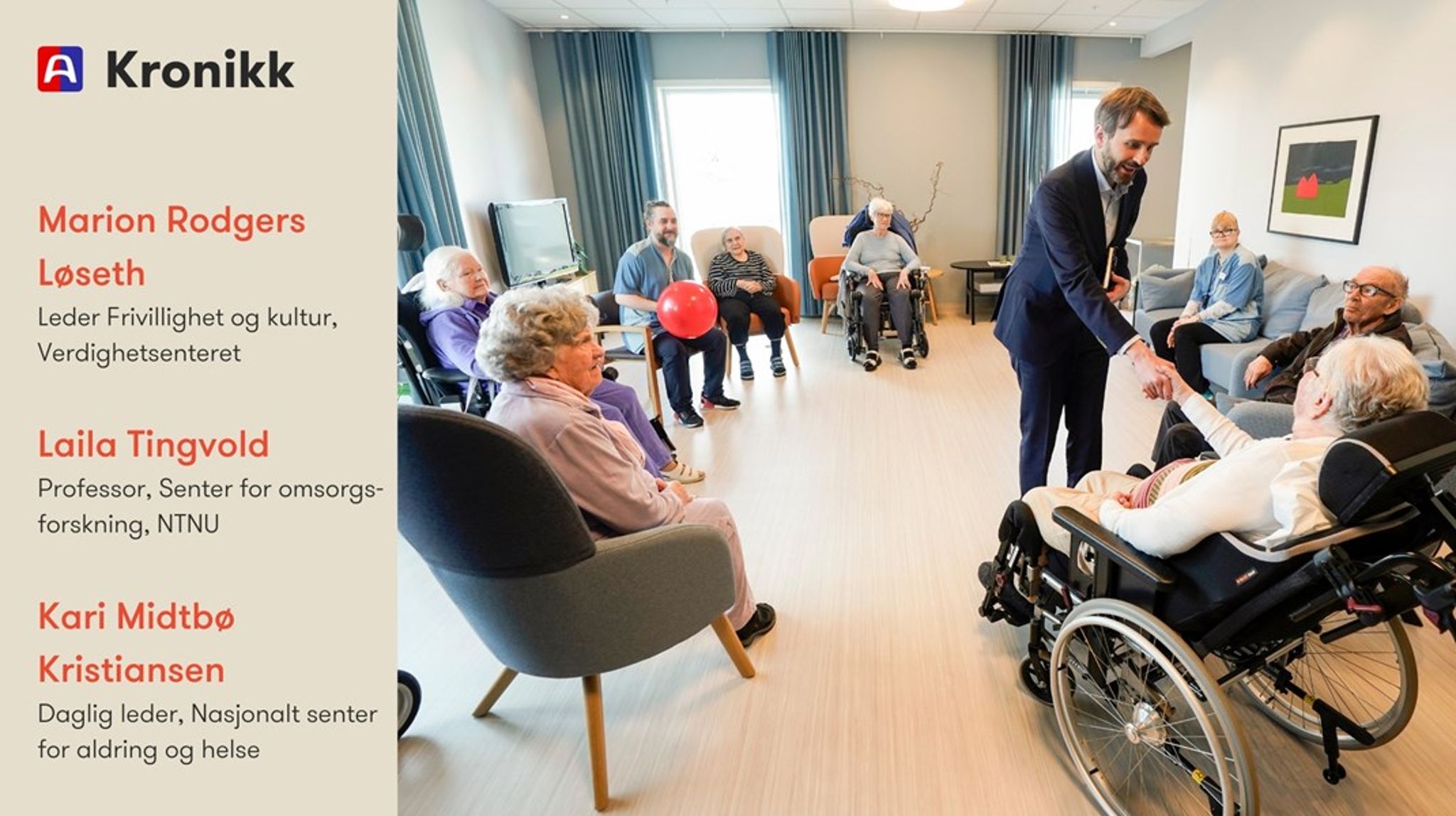 Bare når hele bredden av erfaringer av hva det vil si å eldes og være gammel i Norge får plass, kan politikken oppleves relevant, rettferdig og meningsfull for alle, skriver innleggsforfatterne.