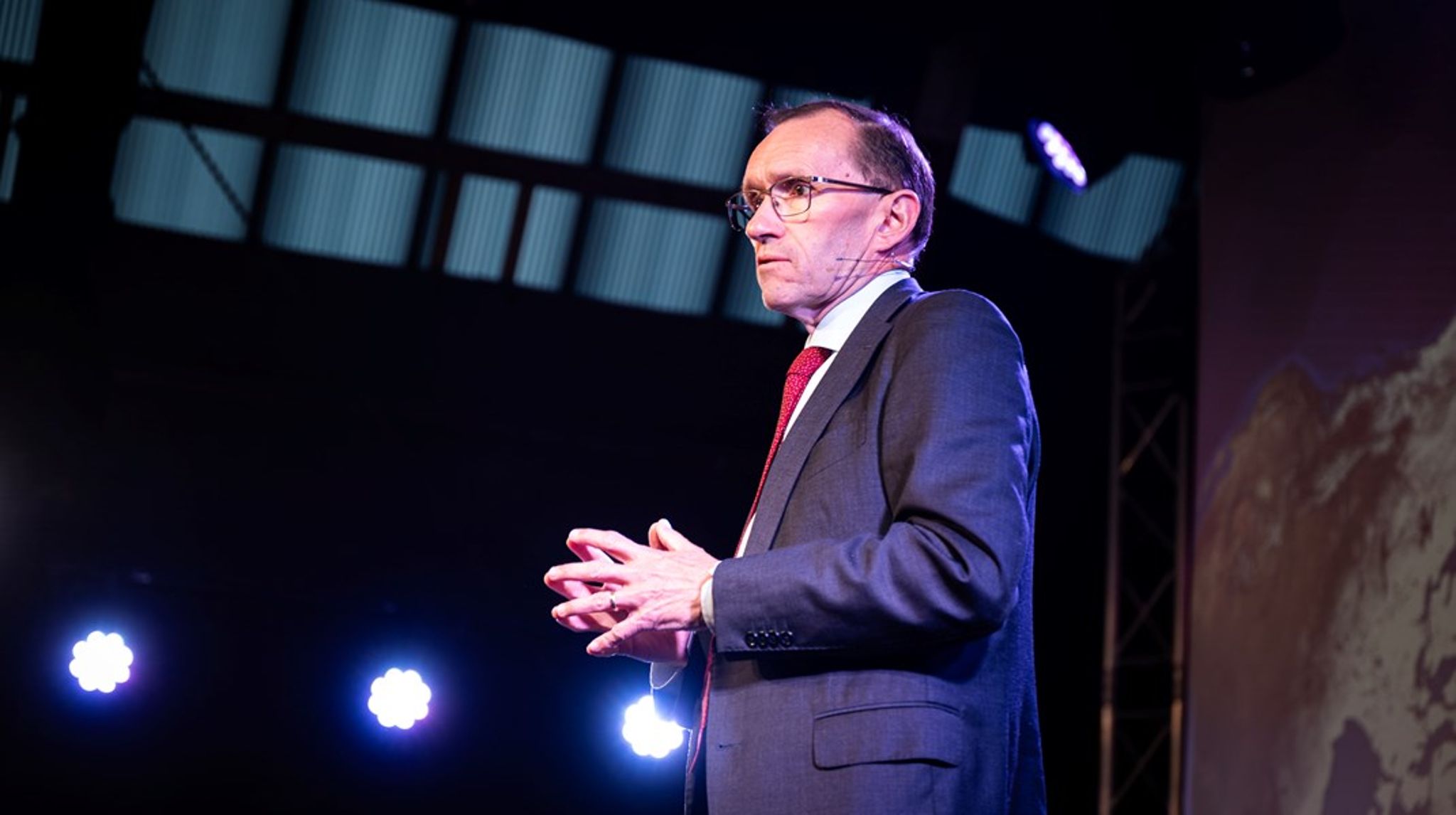 Utenriksminister Espen Barth Eide (Ap) deltar som innleder på FFIs klima- og sikkerhetskonferanse for 2025.
