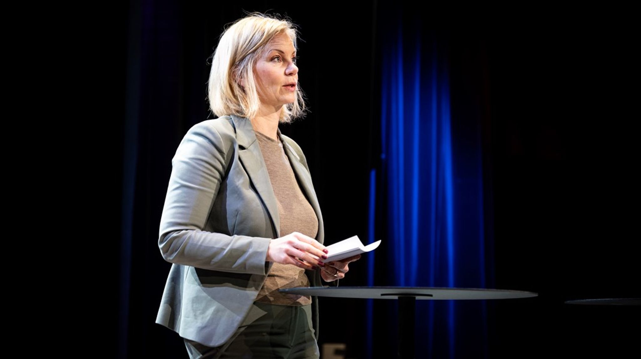 Forsknings- og høyere utdanningsminister, Sigrun Aasland (Ap), advarte om endringene i Arktis.