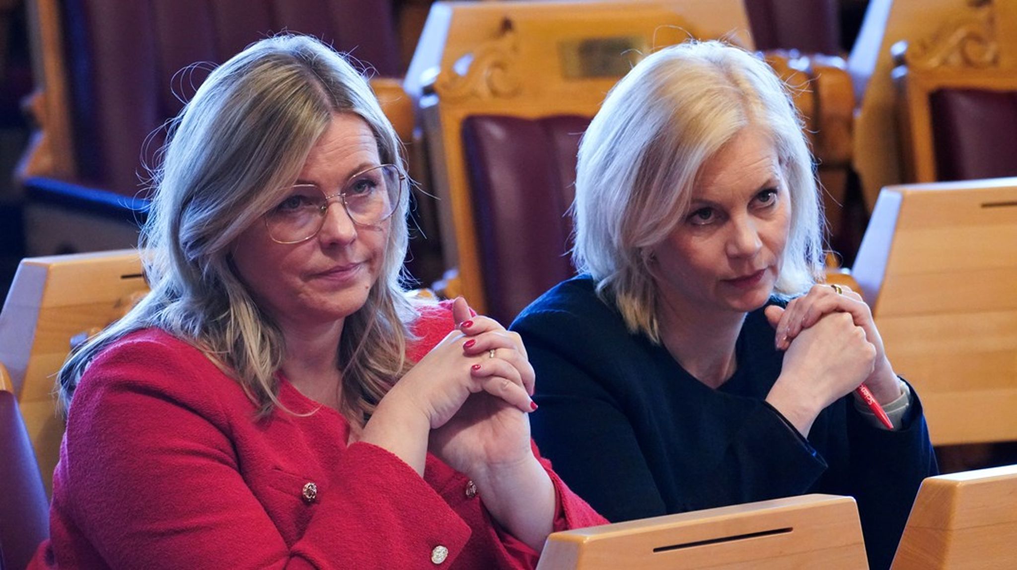 Både Kjersti Stenseng og Sigrun Aasland fikk spørsmål i spørretimen 7. mai, men det var daværende arbeids- og inkluderingsminister Tonje Brenna som fikk flest spørsmål.