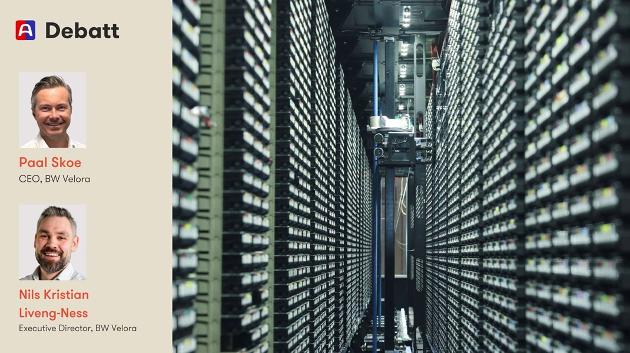 Den betydelige interessen fra datasenterindustrien og ønske om å bygge kapasitet i Norge viser også verdien av et nærmest avkarbonisert kraftsystem. Det er naturlig at vi som samfunn da ønsker å få mest mulig ut av hver eneste produserte kilowattime, skriver innleggsforfatterne.