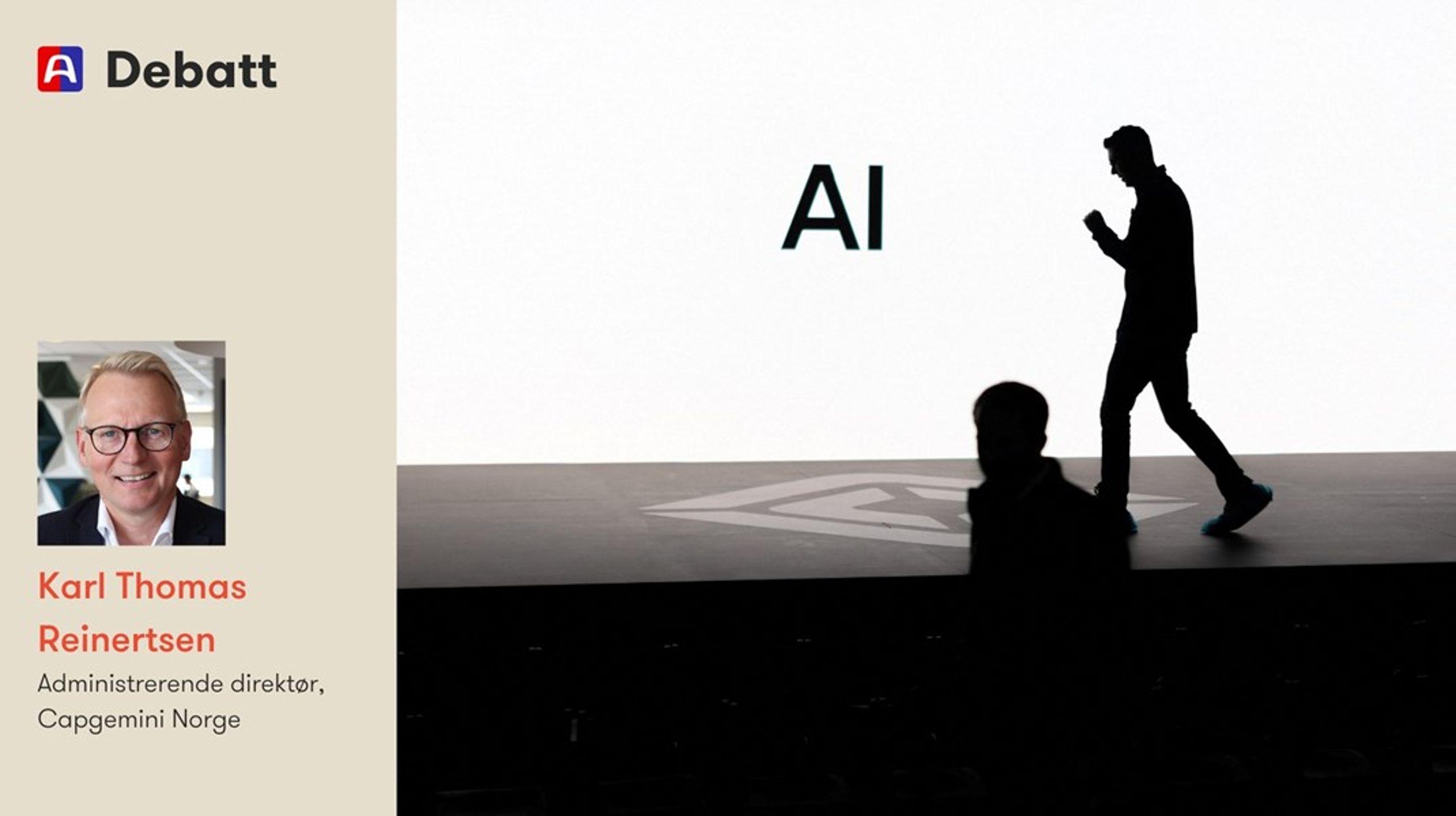 2026 blir året der KI for alvor beveger seg forbi eksperimenteringsfasen, mener innleggsforfatteren.&nbsp;