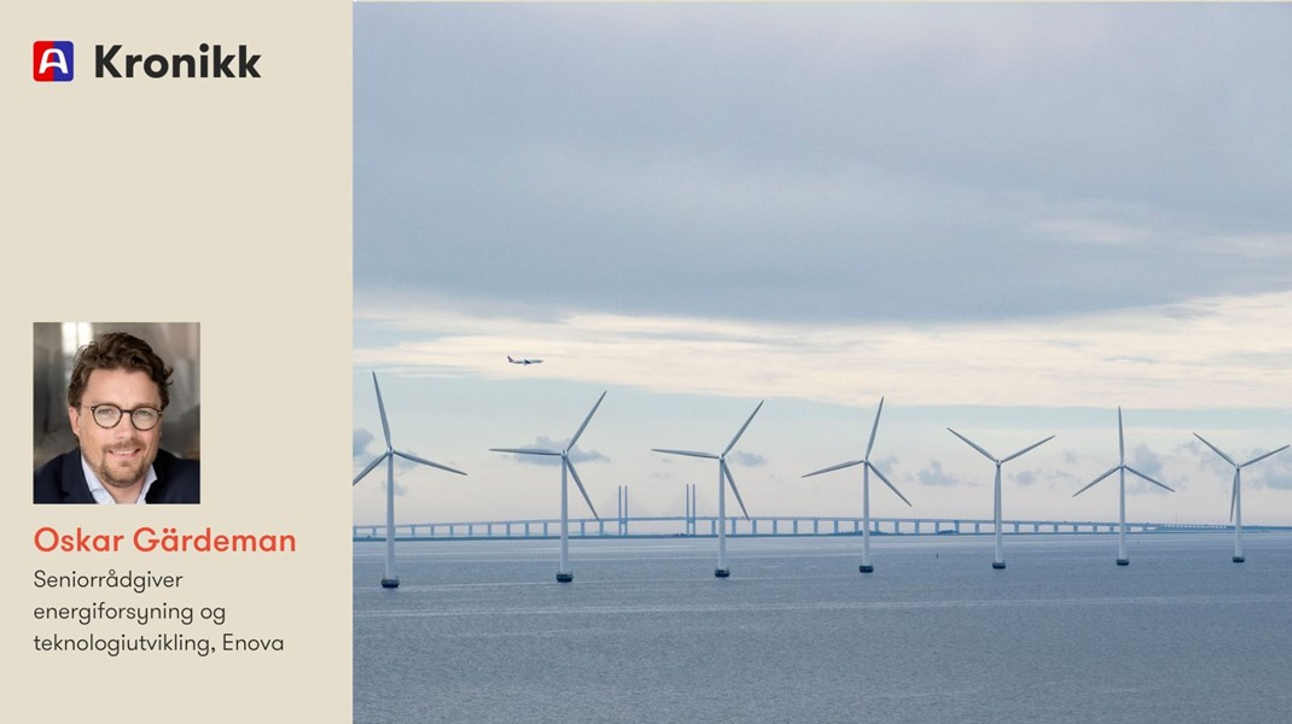 Flytende vindturbiner er dyrt, men gir mest og jevnest vind. De er usynlige fra land, noe mange setter pris på siden verdier ikke alltid kan måles i penger. Kraften vil gagne Norge og kan nesten matche dagens vannkraft, skriver innleggsforfatteren.