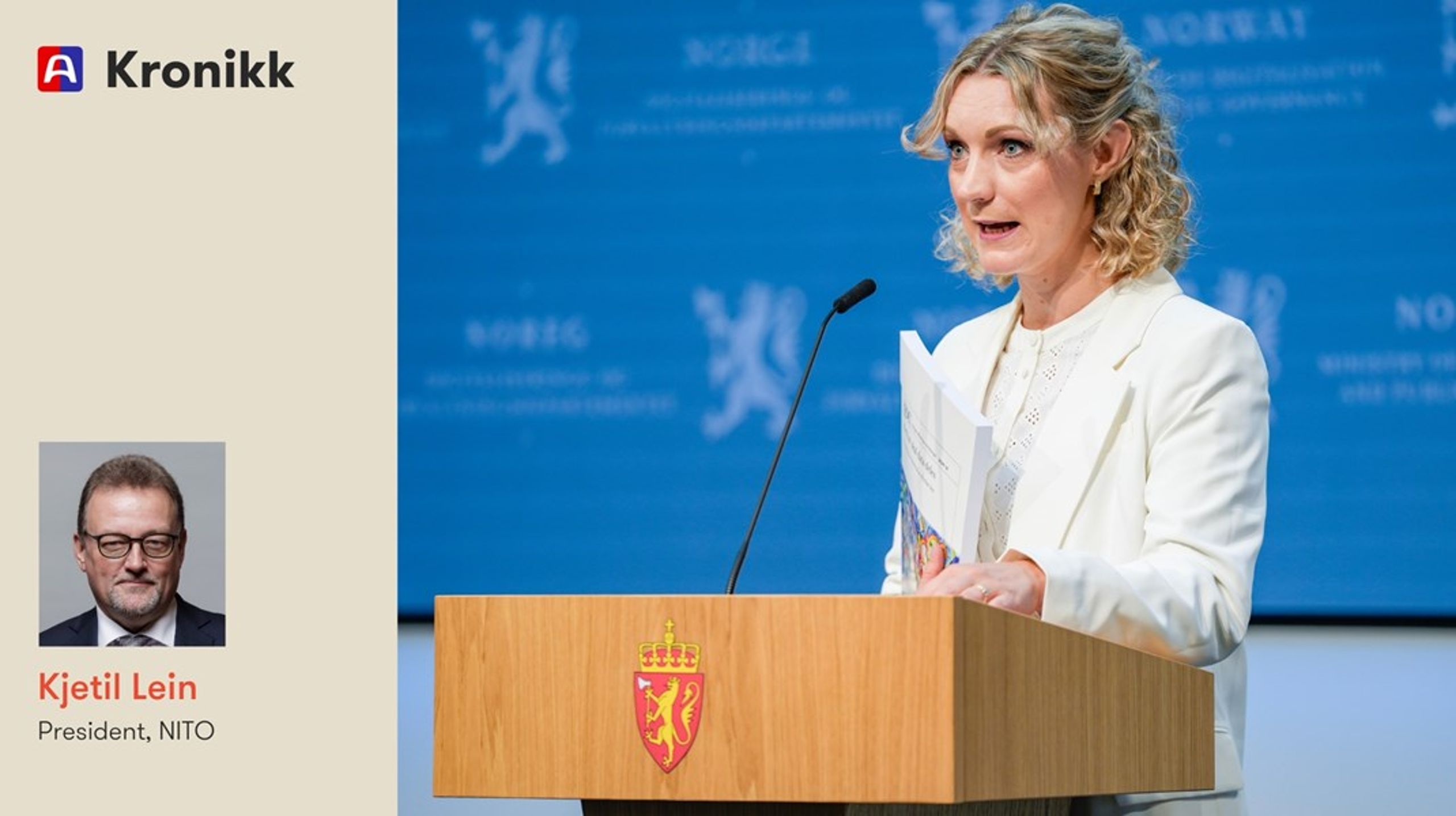 Hverken tariffavtaler, trepartssamarbeid eller kompetansepolitikk nevnes i regjeringens datasenterstrategi. Det er et alvorlig hull, mener presidenten i NITO.