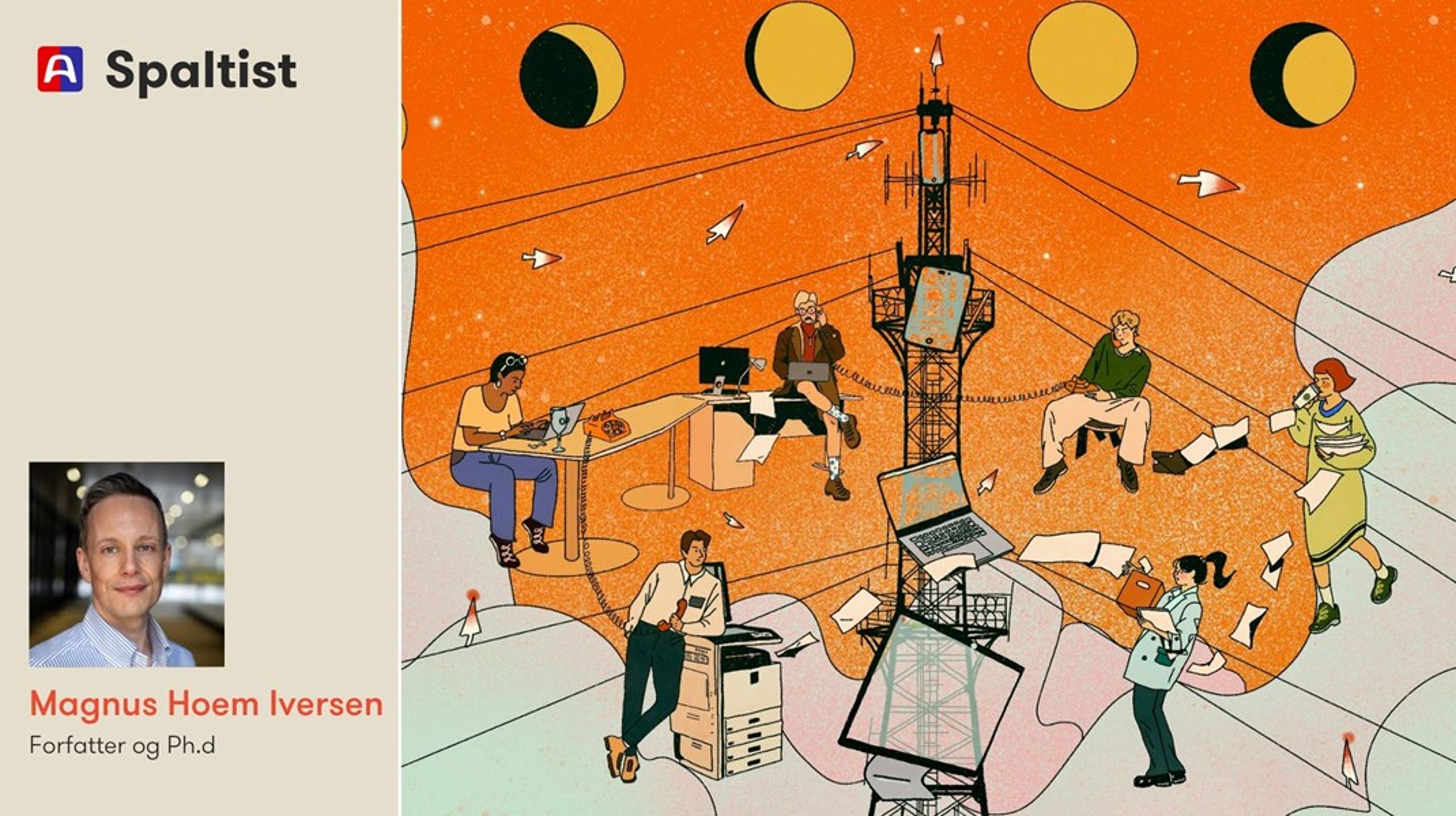 Outsourcer man for mye til KI for å spare tid og krefter, gjerne under tidspress, kan det hele ende som dårlig suppe, skriver spaltist Magnus Hoem Iversen.