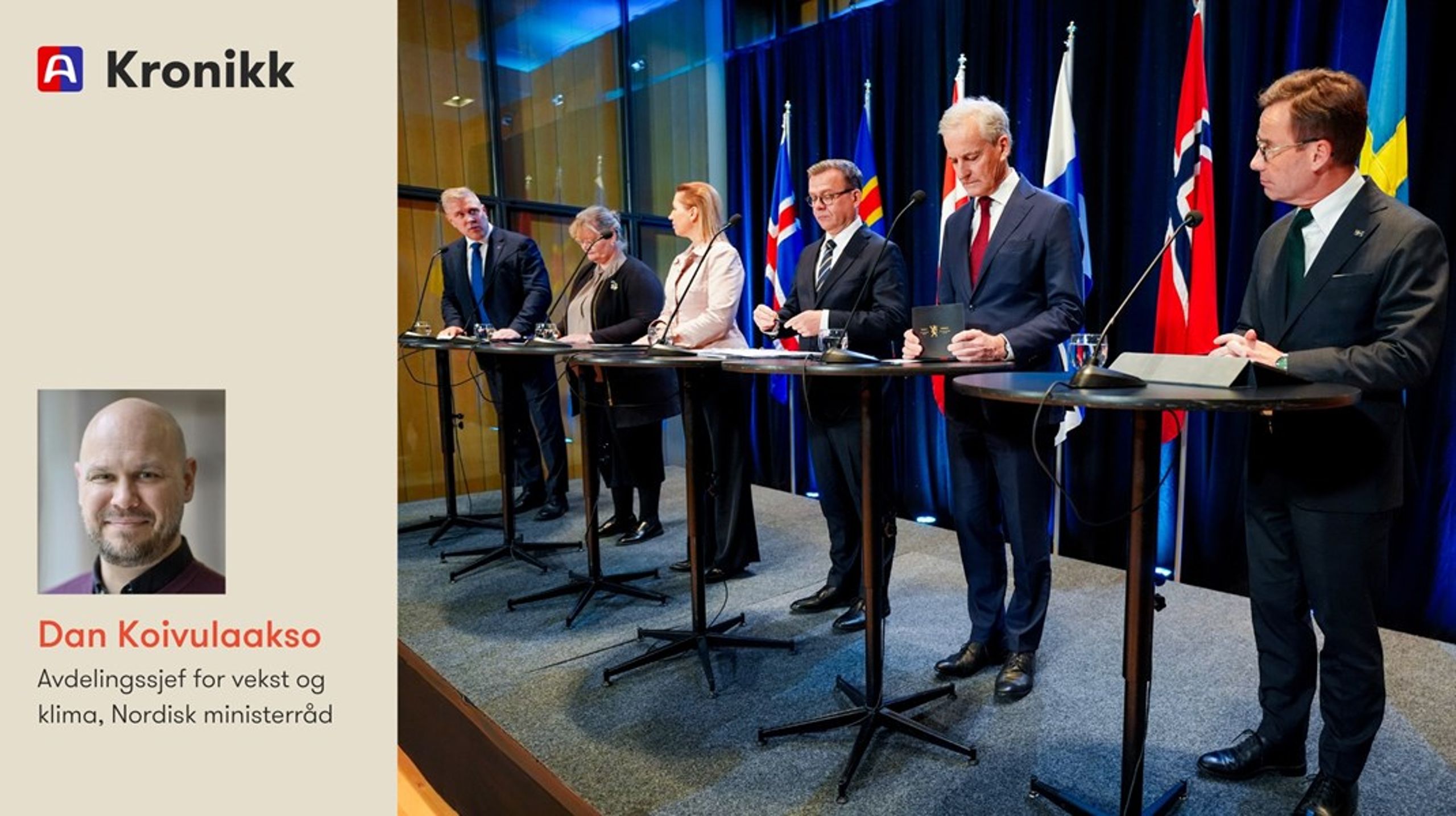 Nordens Visjon 2030 er ikke bare tenkt som en ambisjon – den er en forpliktelse til handling og vår sjanse til å vise at klimalederskap styrker konkurranseevne og samfunnssikkerhet, skriver innleggsforfatteren.