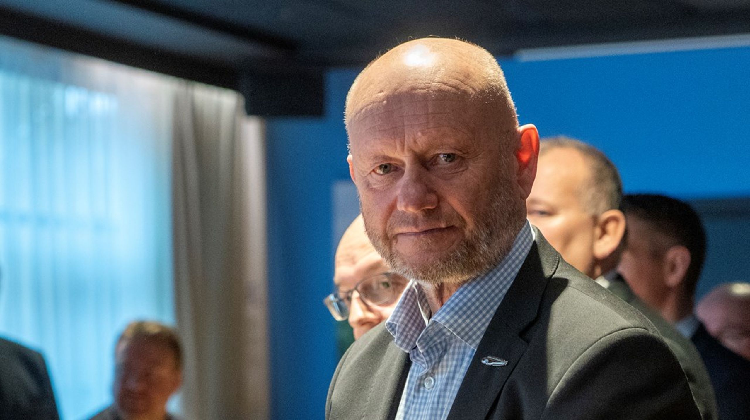 Stein Lier-Hansen bygde seg opp en solid posisjon gjennom sine 17 år som leder for Norsk Industri. Nå må han i retten, tiltalt for å ha misbrukt denne posisjonen til egen vinning. Bildet er fra kravoverrekkelsen i det siste hovedoppgjøret Lier-Hansen deltok i, i 2022.