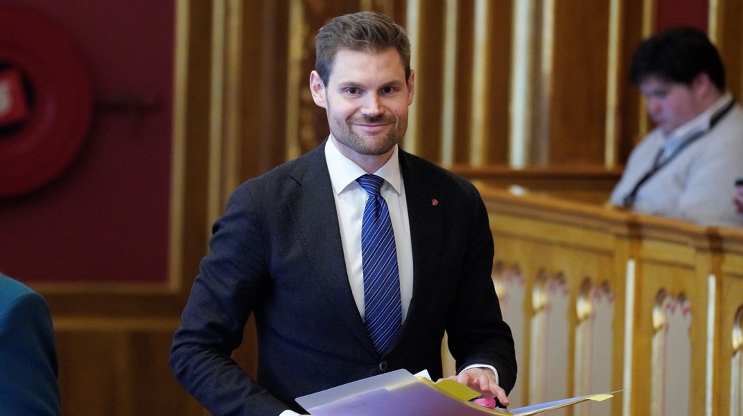 Landbruksminister Nils Kristen Sandtrøen får ny statssekretær 2. februar.