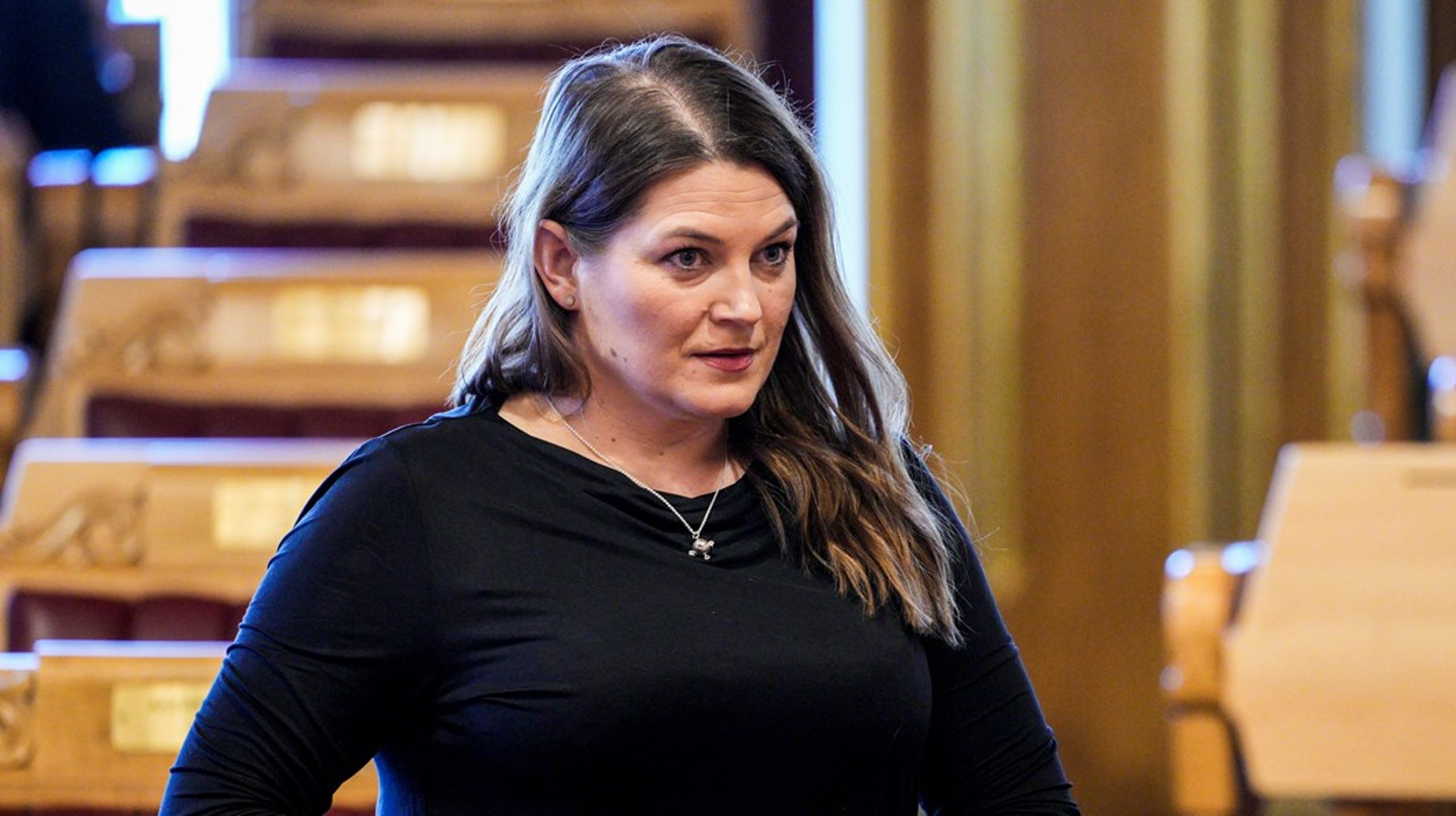 Næringsminister Cecilie Myrseth holder handelspolitisk redegjørelse i Stortinget denne uken.