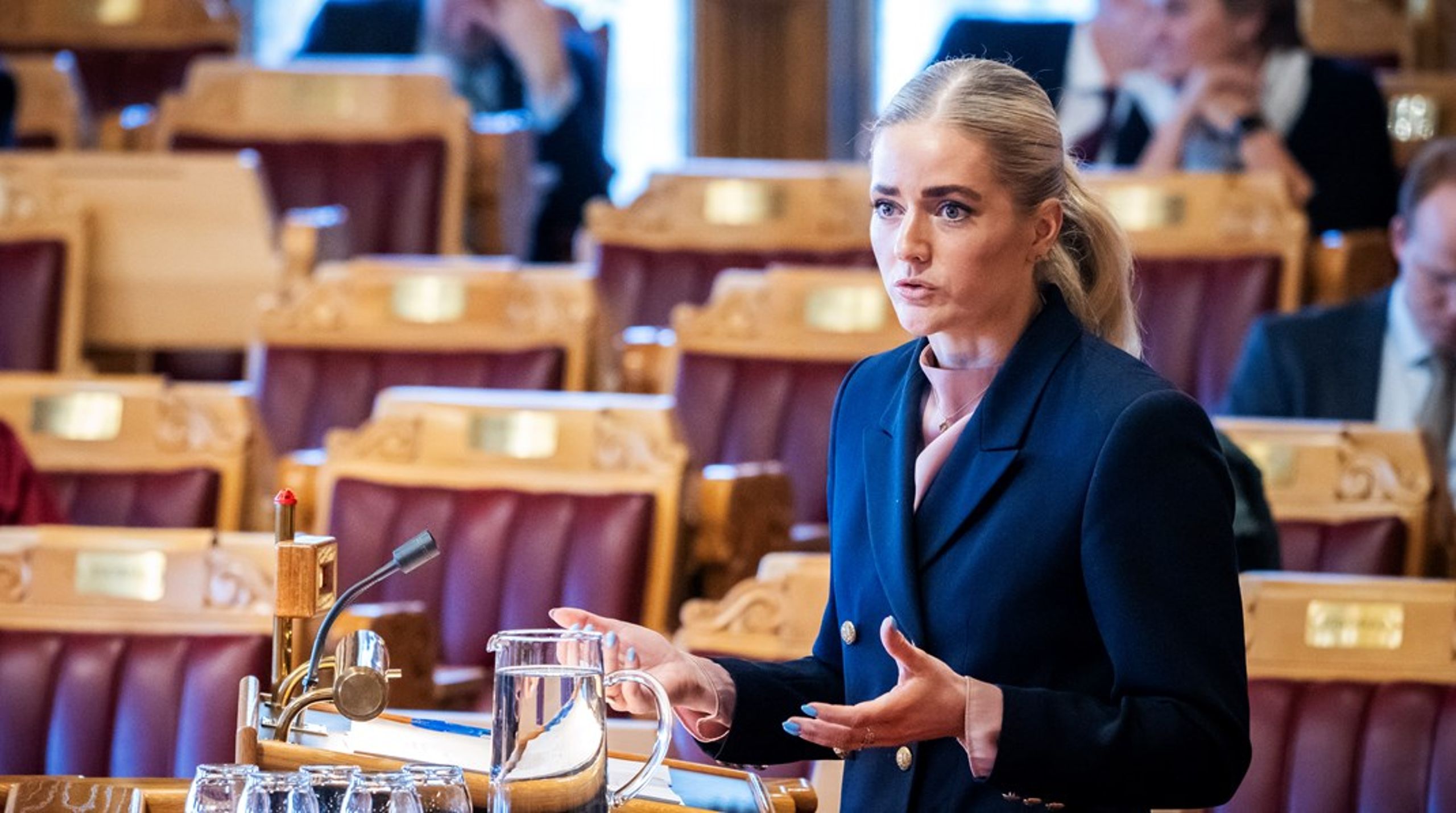 Emilie Enger Mehl har søkt omstillingsytelse for å ta en mastergrad på en av verdens høyest rangerte handelshøyskoler.&nbsp;