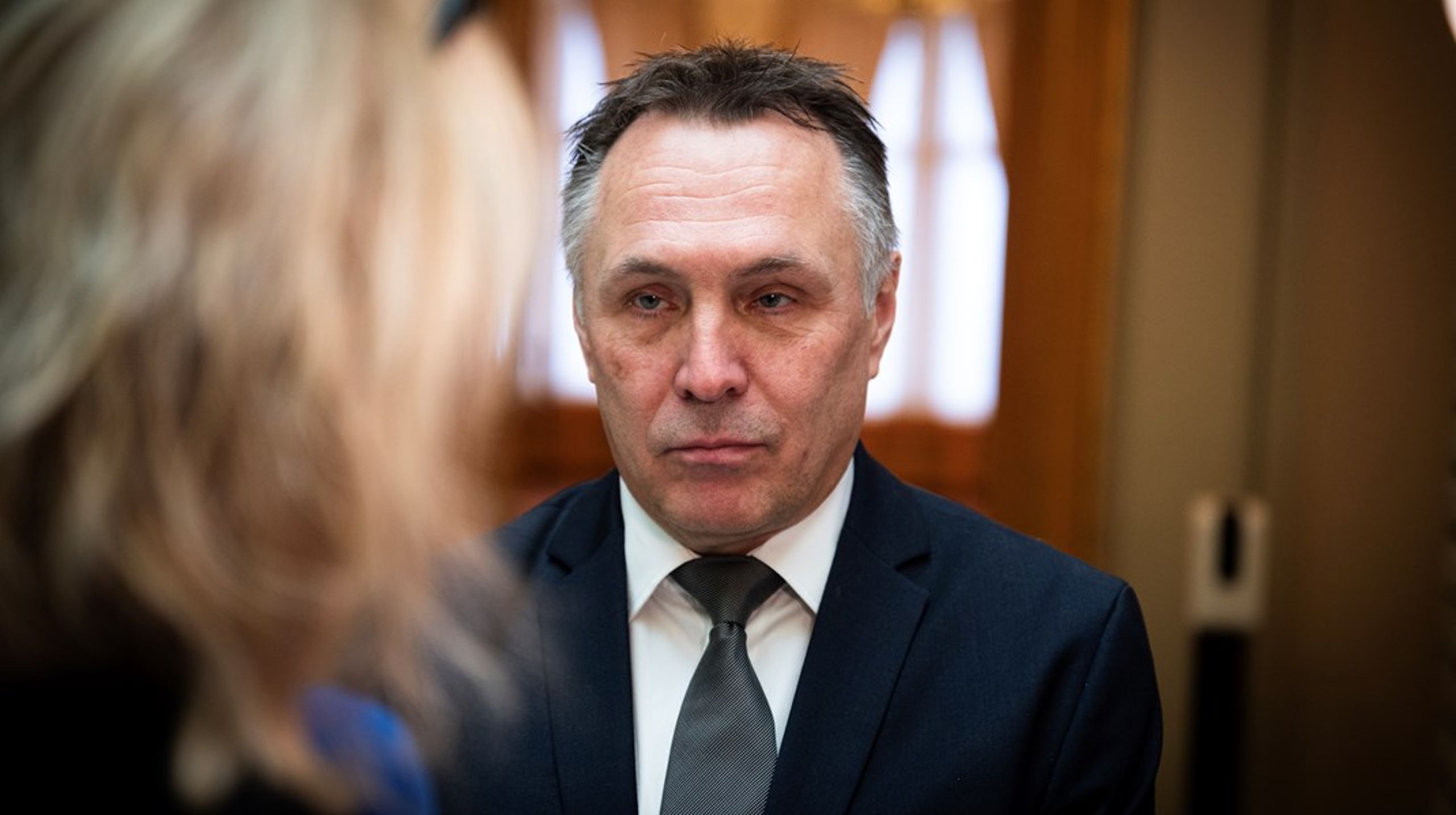 Forsvarsminister Tore O. Sandvik (Ap) tror missildebatten på Stortinget ble drevet fram av lobbyarbeid.