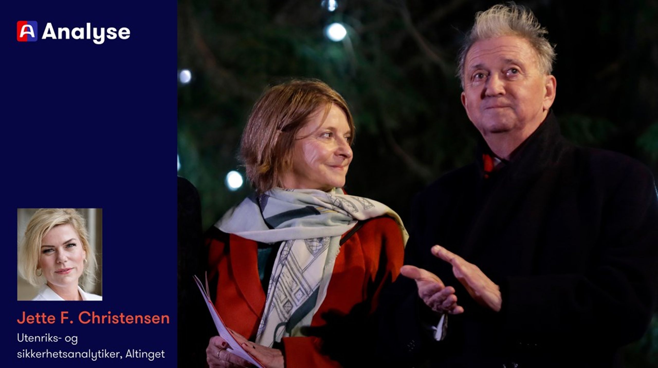 Norge bør sende et takkebrev til det amerikanske justisdepartement for muligheten til å granske. Den kan&nbsp;brukes&nbsp;til å avdekke avvik, hindre tap av tillit til institusjoner, vise velgere og aktører som vil diskreditere demokratier, at Norge tar norm- og regelbrudd på alvor, skriver Jette F. Christensen. Epstein-filene har avdekket Mona Juul og Terje Rød-Larsens (bildet) omfattende kontakt med seksualforbryteren.