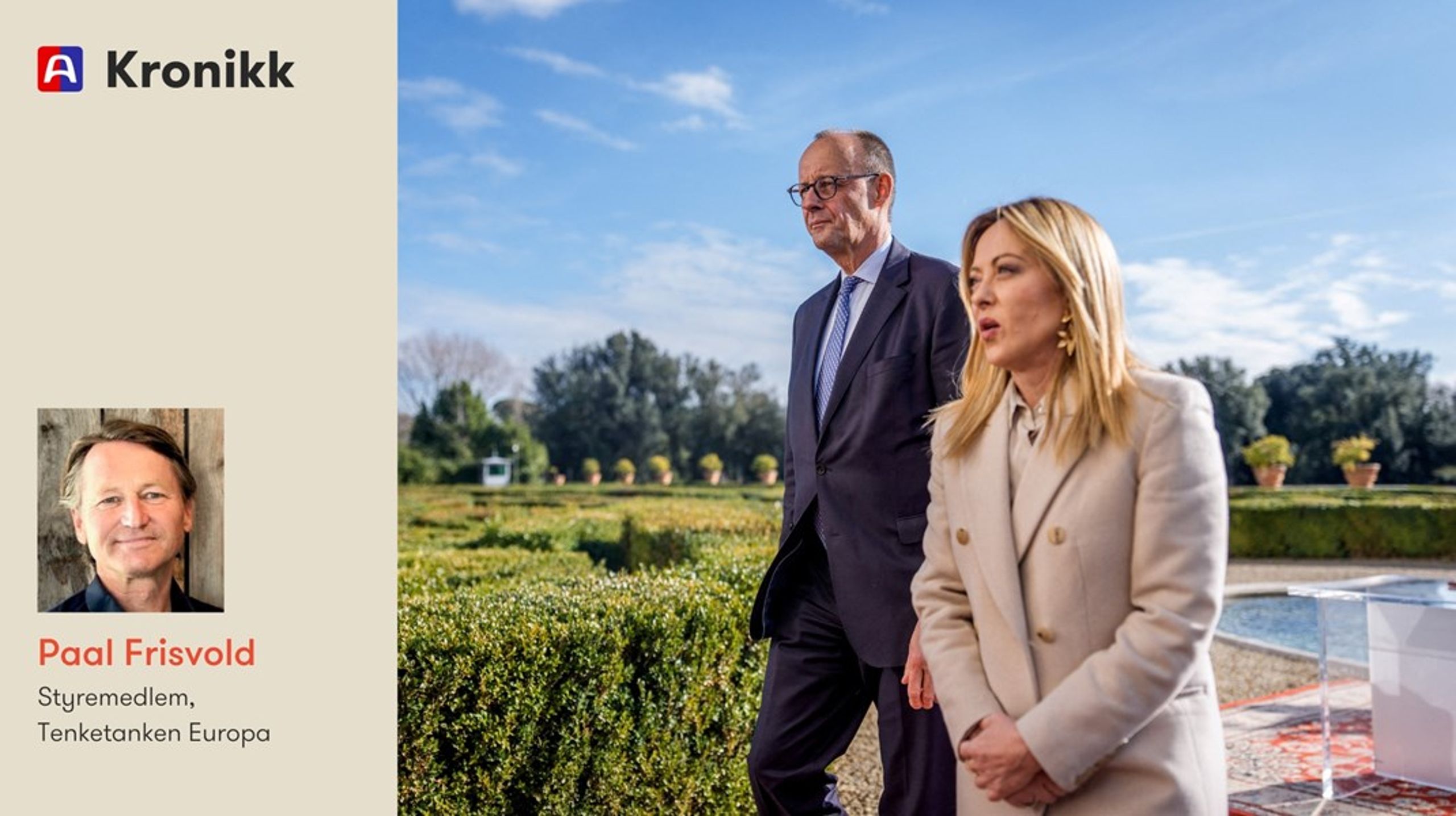 EU har i realiteten kommet til et punkt hvor valget ikke lenger står mellom ulike veier fremover. Valget står mellom å handle – eller å bli irrelevant. Derfor kan dette bli en skjebnesvanger uke for Europas fremtid.