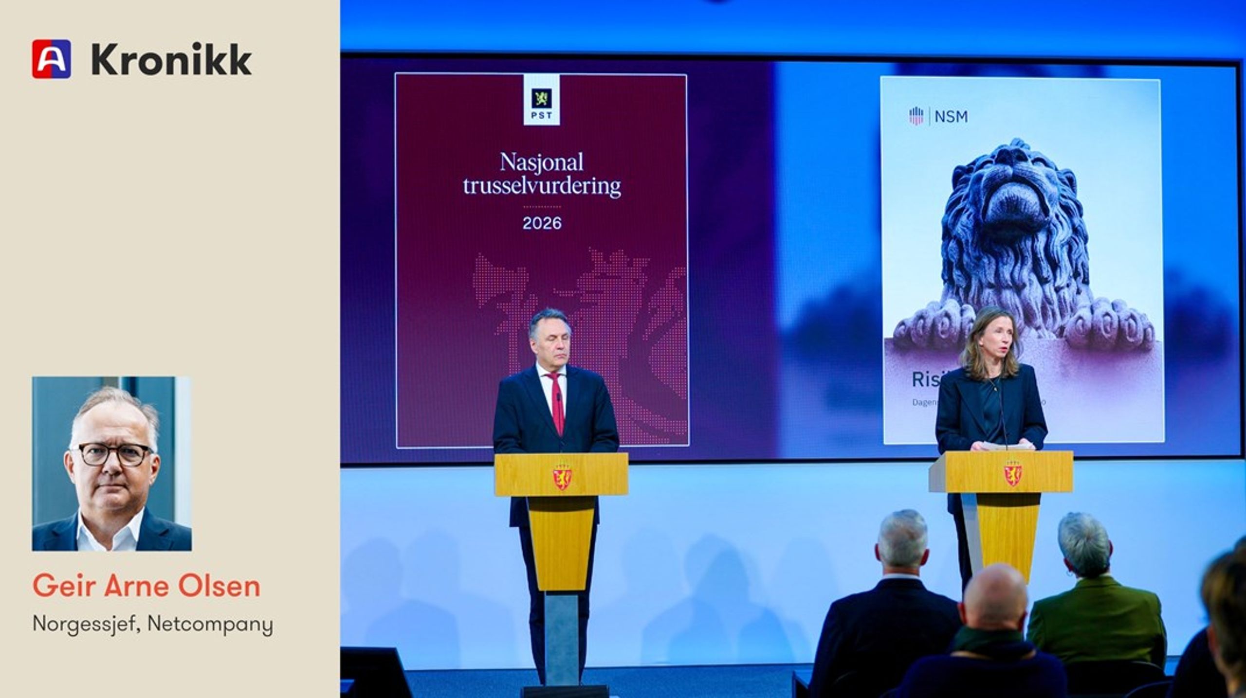 Etterretningstjenesten og NSM beskriver et landskap der noen stater ønsker at vi skal være avhengige,&nbsp;også digitalt,&nbsp;fordi det gir dem makt.&nbsp;Da er spørsmålet enkelt.&nbsp;Skal vi fortsette å kjøpe IT som om verden var stabil og ufarlig,&nbsp;eller bruke innkjøpsmakten vår til å styrke vår egen og Europas digitale suverenitet? spør innleggsforfatteren.