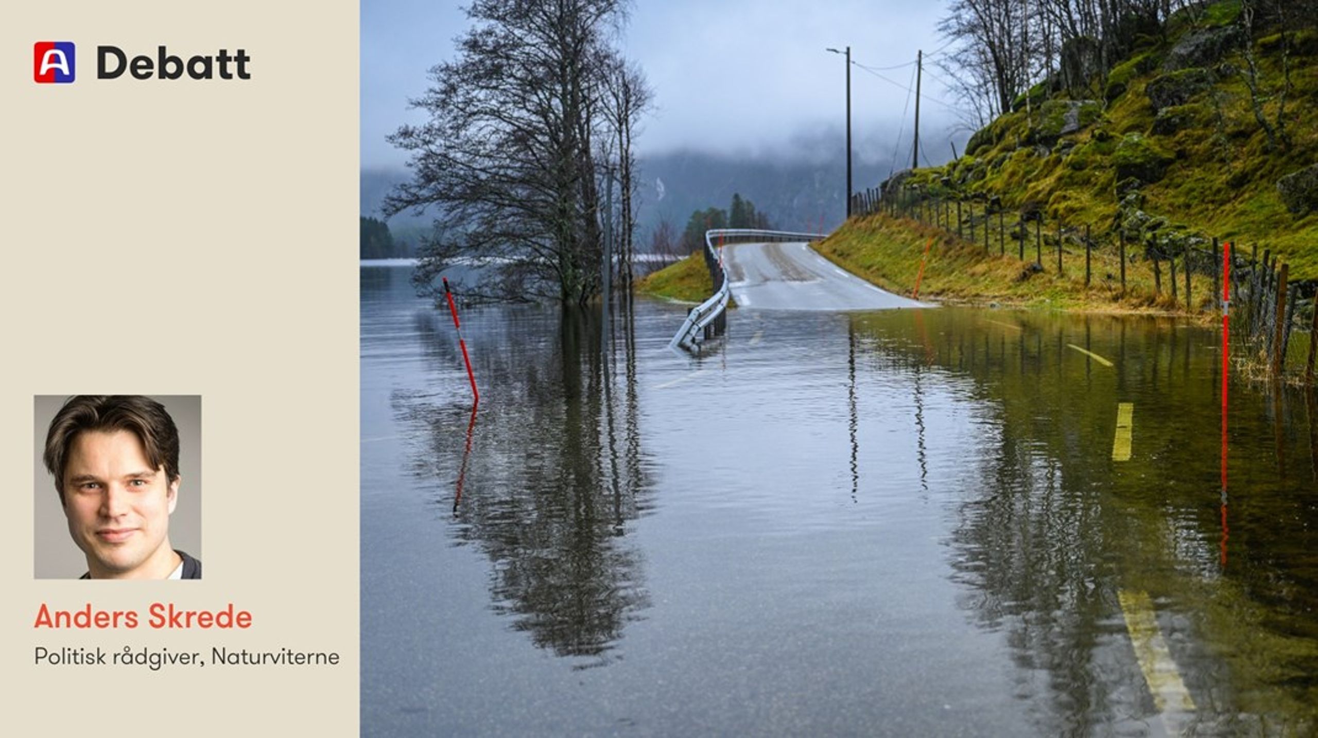 I fremtiden kommer vi ikke unna mer ekstremvær med økt risiko for skade og tap av hus og bygninger, matjord og skogområder. En mest mulig intakt natur og mer forebyggende innsats er den viktigste forsikringen vi kan gi oss selv i møte med klimaendringene, mener innleggsforfatteren.