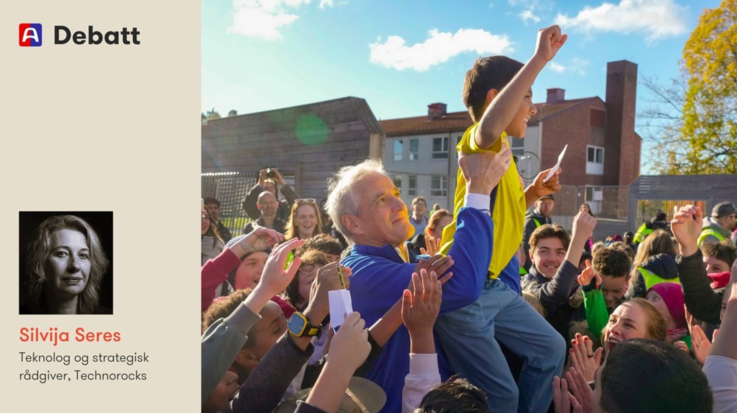 Skolen er ikke en post vi kan justere ned fordi elevkullene blir mindre. Når befolkningen eldes, blir hver elev viktigere, skriver innleggsforfatteren.