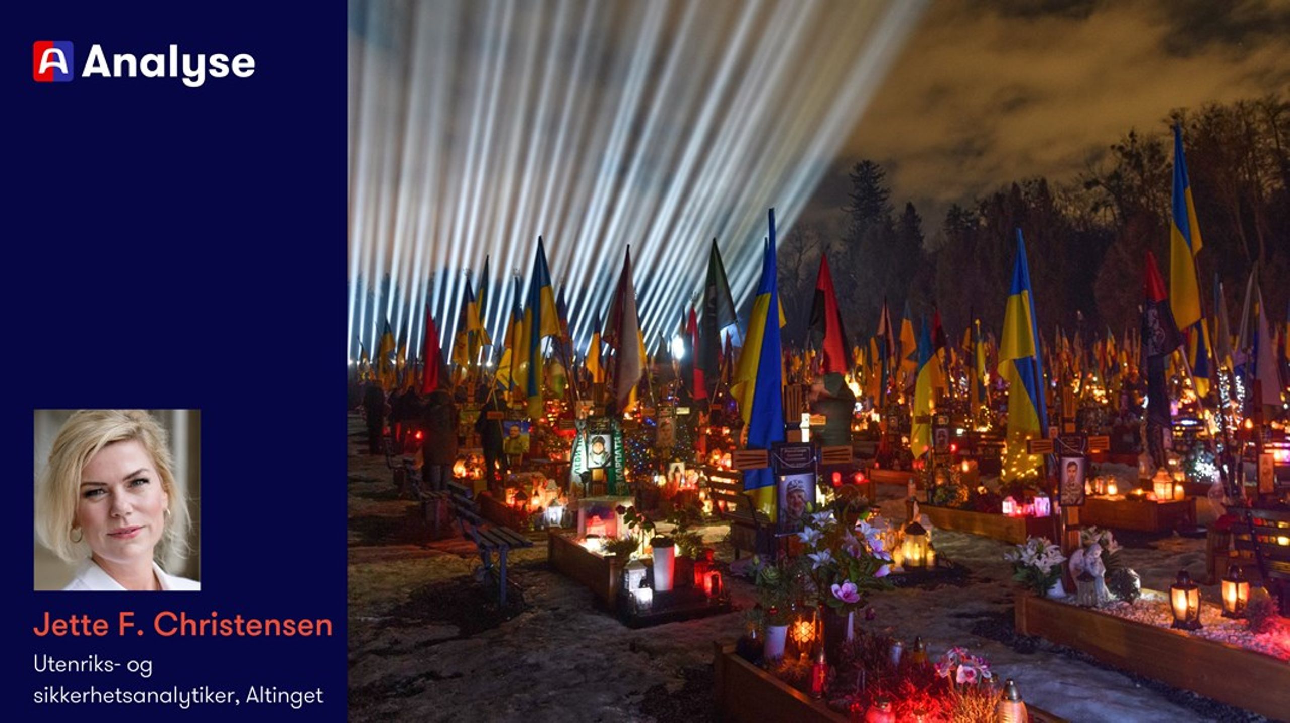 Markering i Lviv av at det er fire år siden fullskalakrigen mot Ukraina startet. Det femte året med massive angrep merkes på befolkningen i Ukraina, men også på budsjettene i Europa.&nbsp;