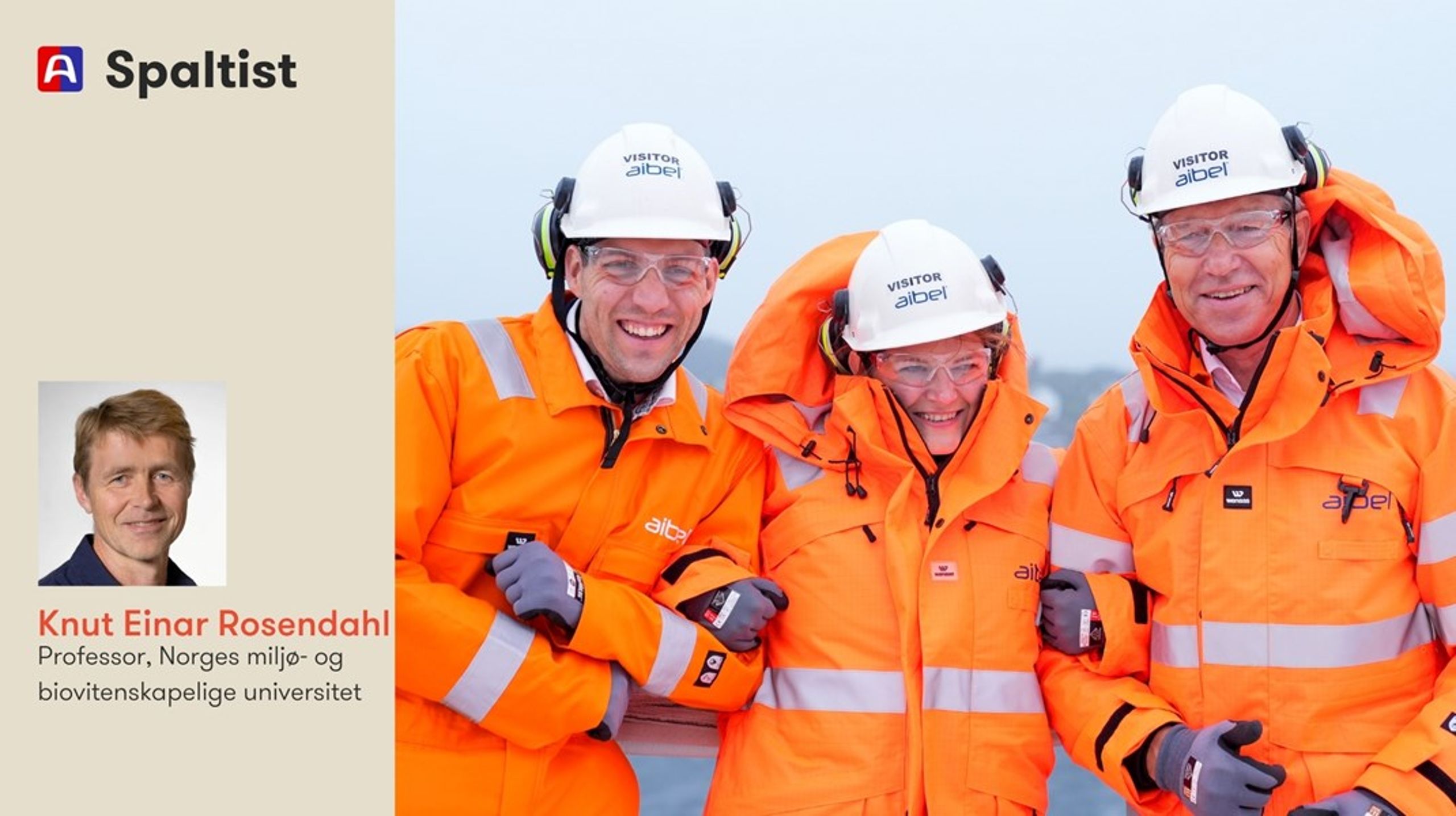 Når er det fornuftig og når er det ufornuftig med virkemidler rettet mot kvotepliktig sektor, spør spaltist Knut Einar Rosendahl. Her er norsk klimapolitikk illustrert med klima- og miljøministeren, næringsministeren og energiministeren.